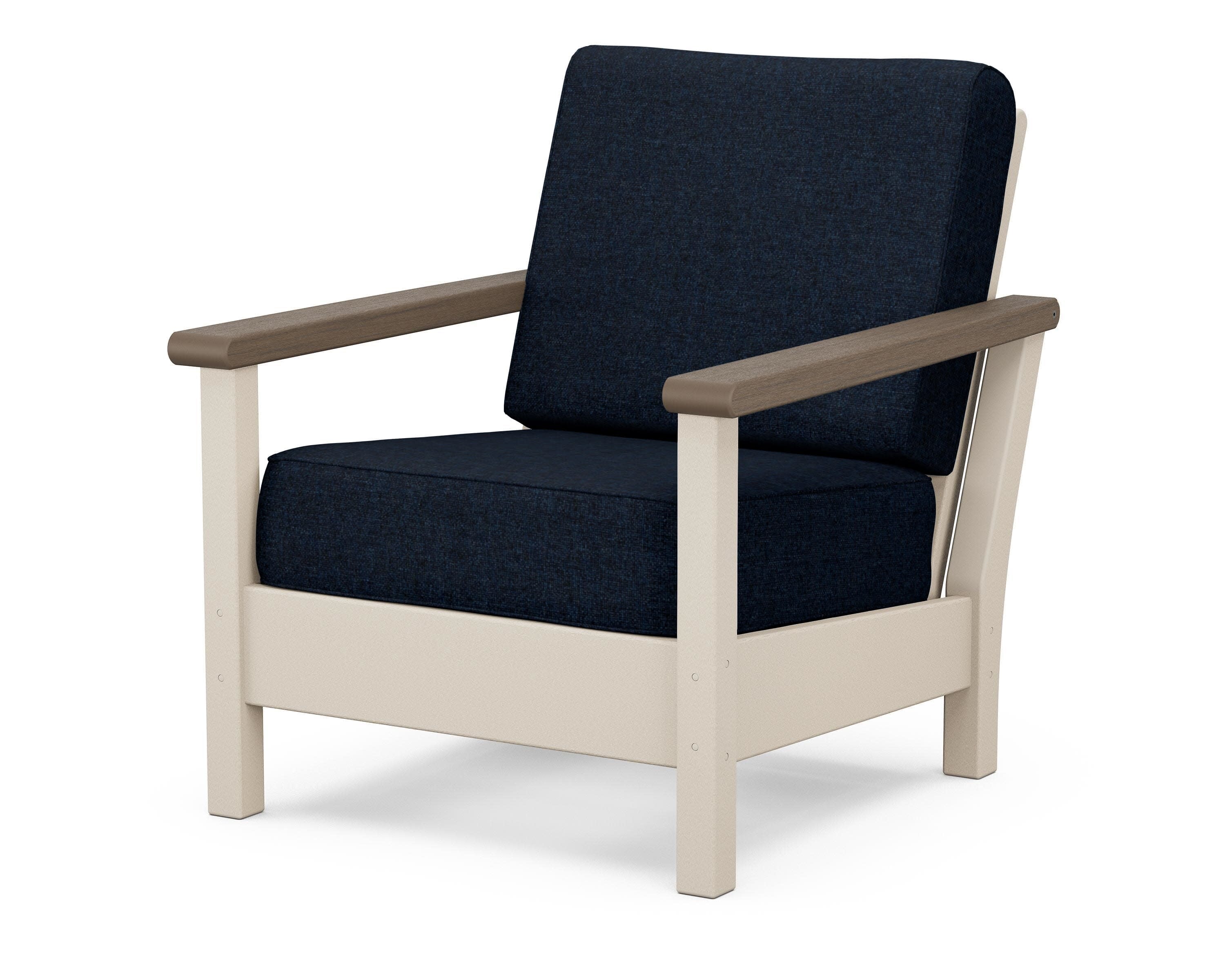 Harbour Deep Seating Chair in Sand / Kona / Marine Indigo