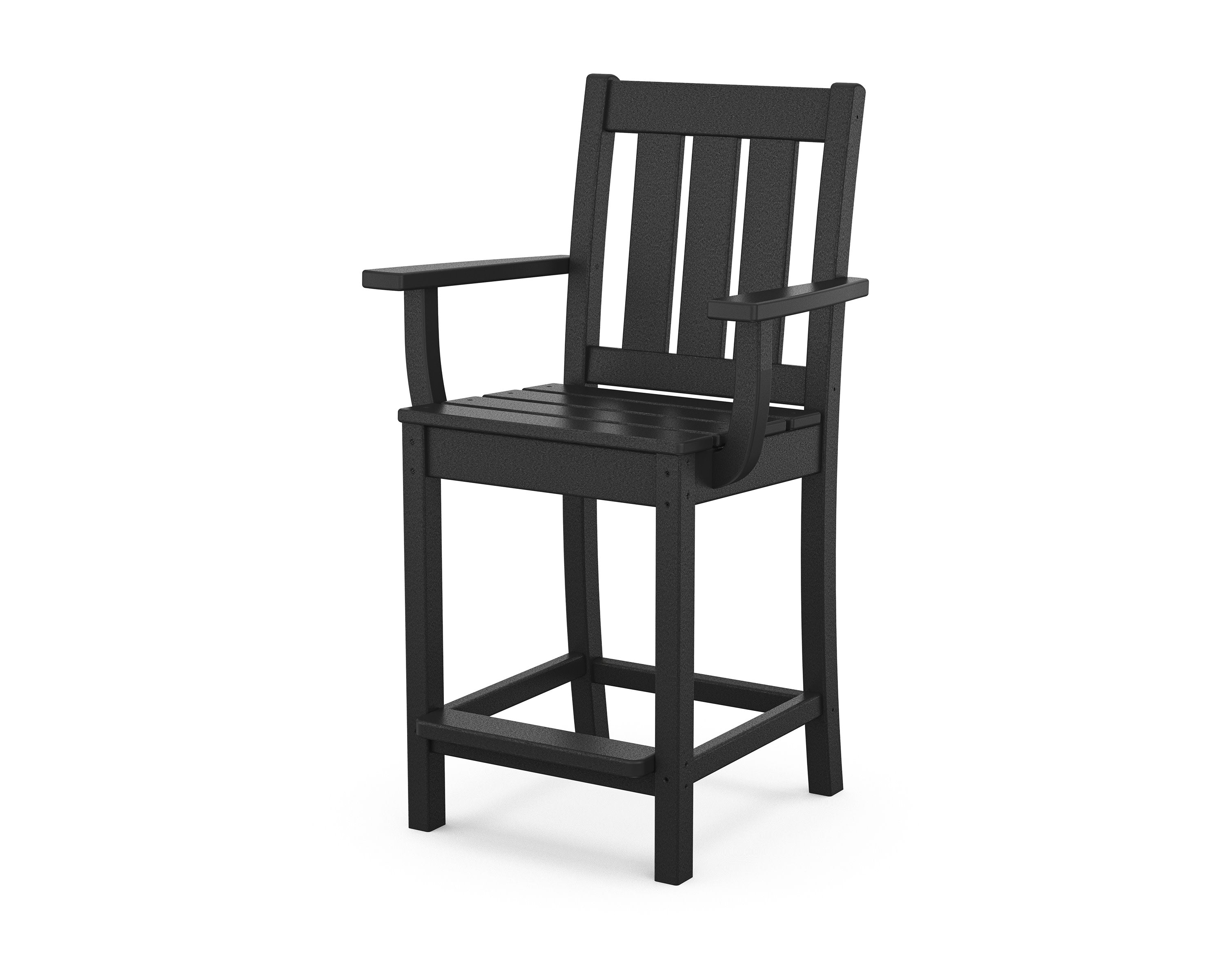 Oxford Counter Arm Chair in Black