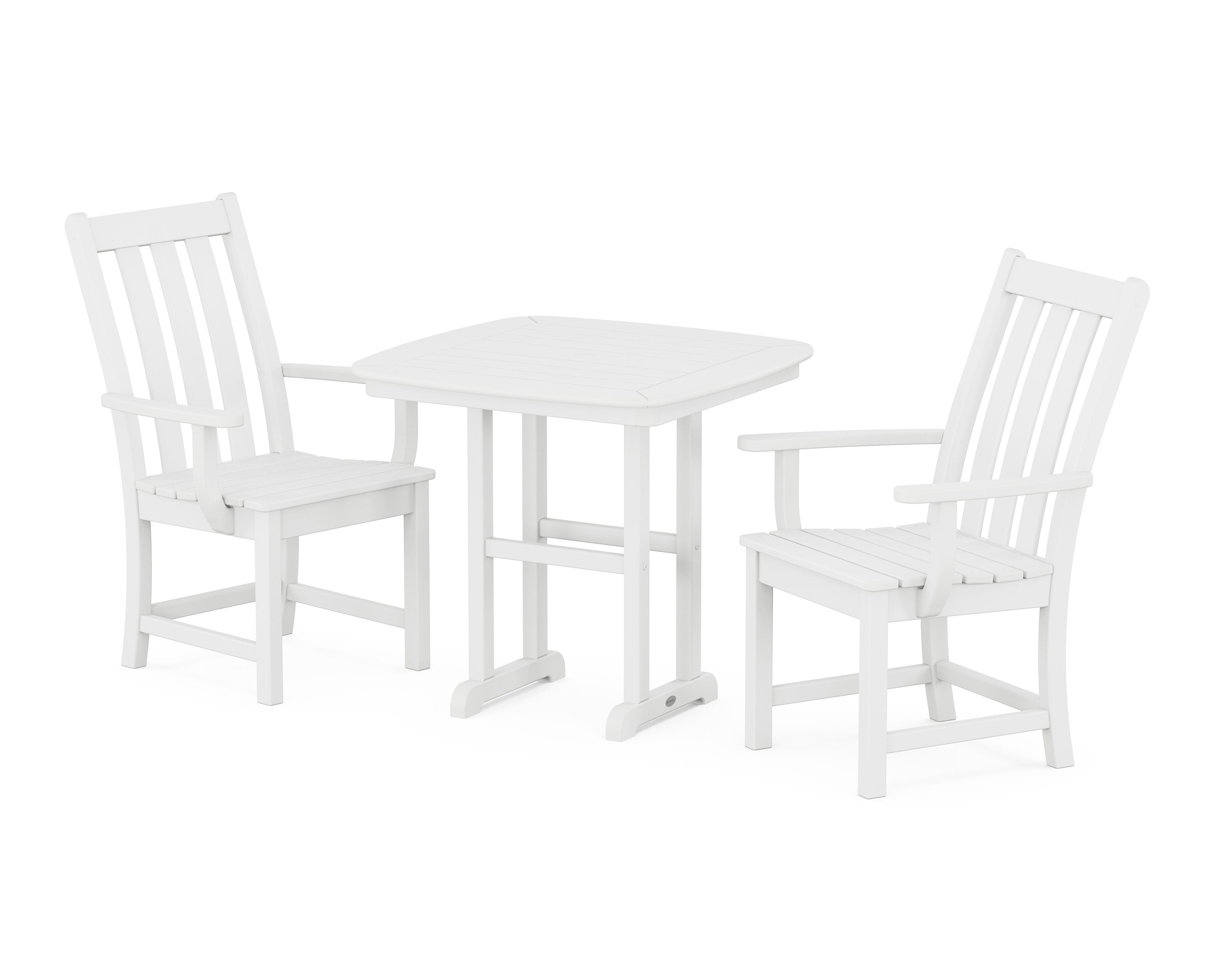Vineyard 3-Piece Dining Set in White