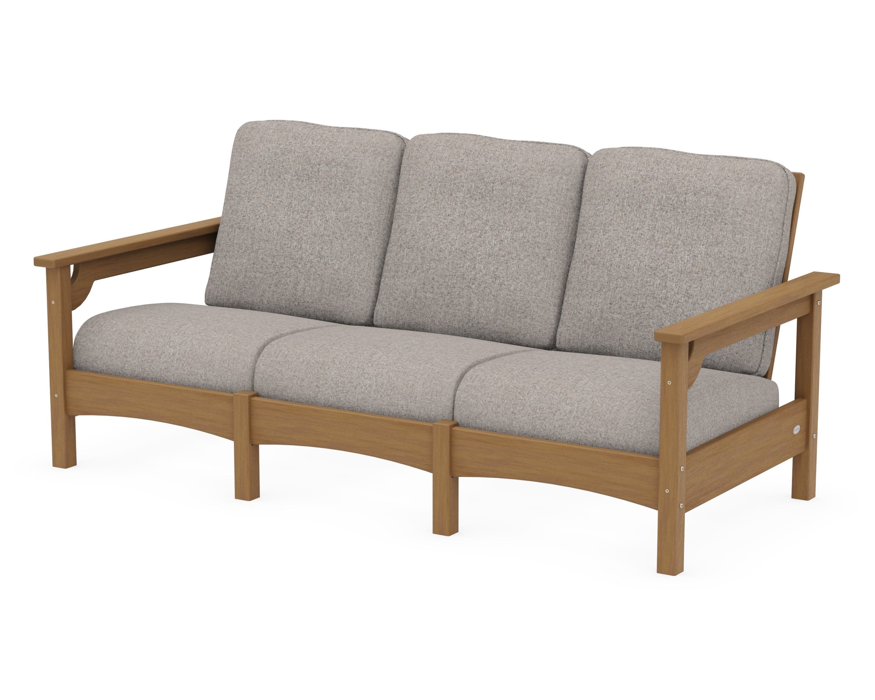 Club Sofa in Natural / Weathered Tweed