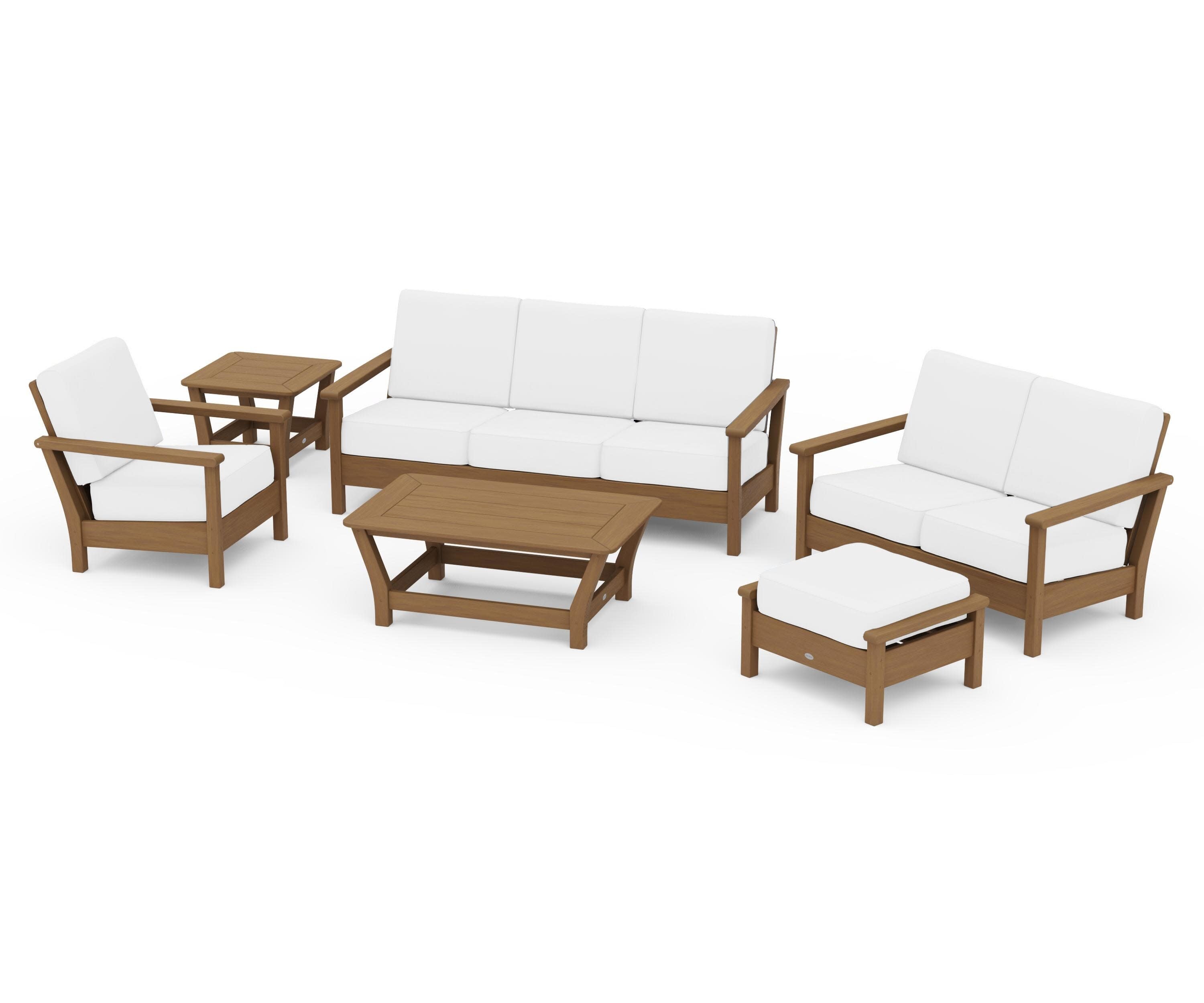 Harbour 6-Piece Outdoor Living Set in Natural / Natural