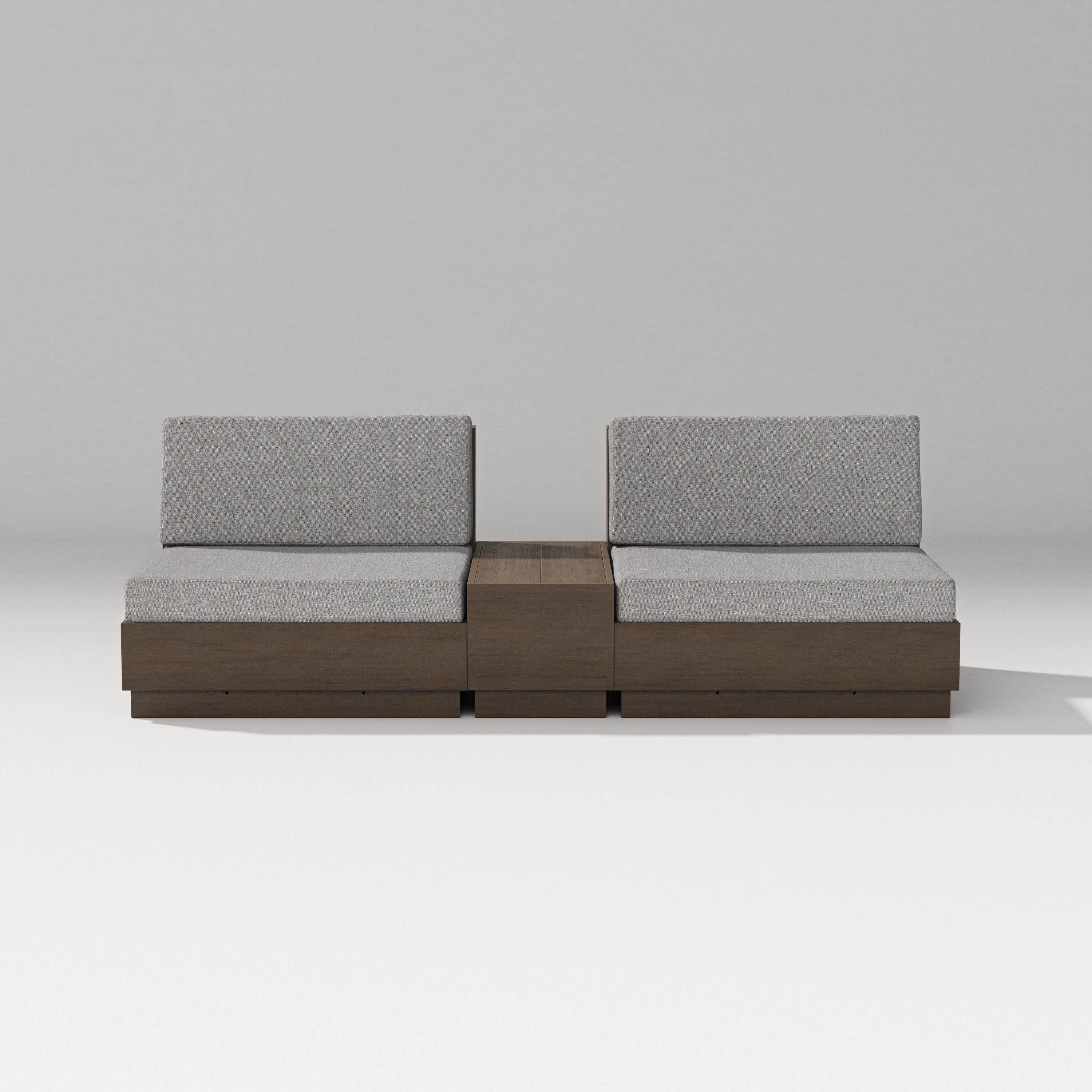 Elevate Lounge Chair Set in Kona / Grey Mist