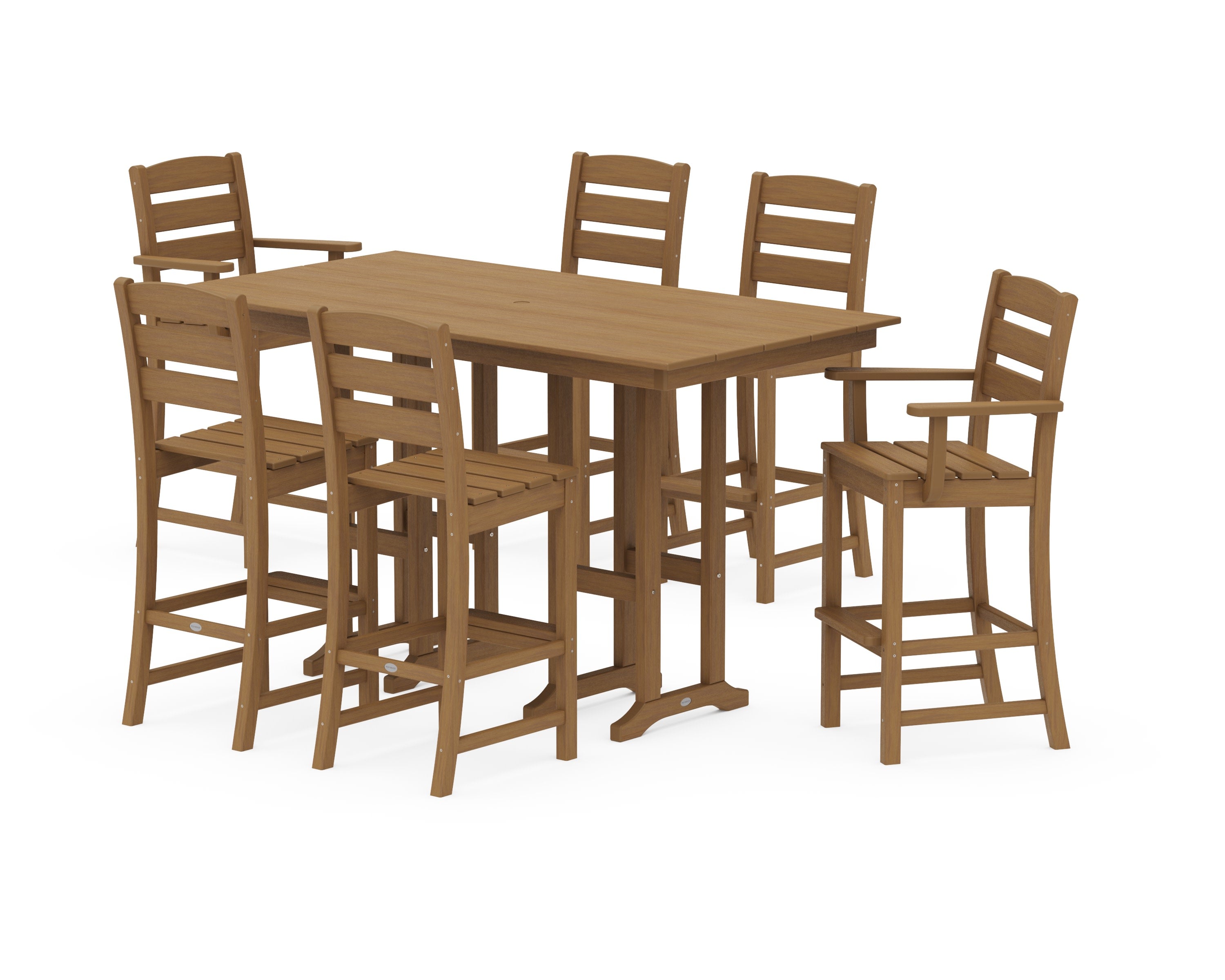 Lakeside 7-Piece Bar Set in Natural