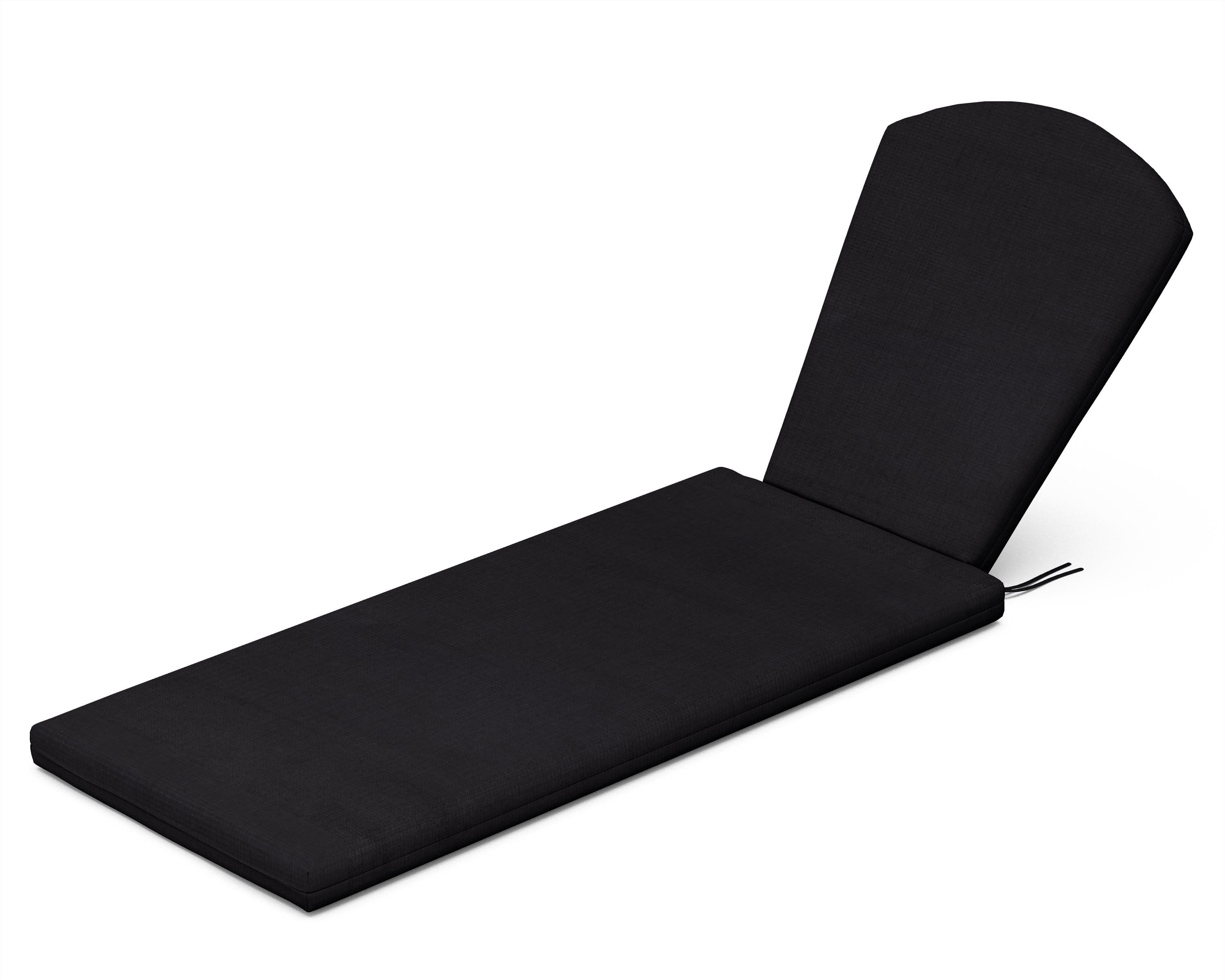 Chaise Cushion in Midnight Linen