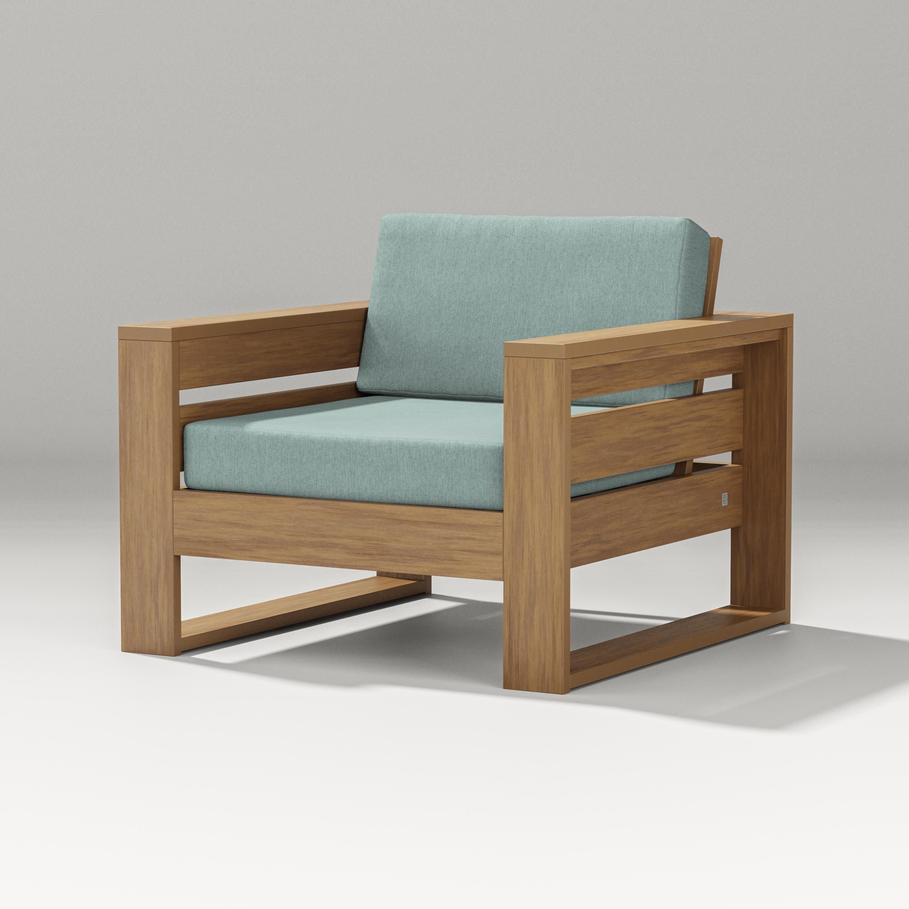 Latitude Lounge Chair in Natural / Glacier Spa