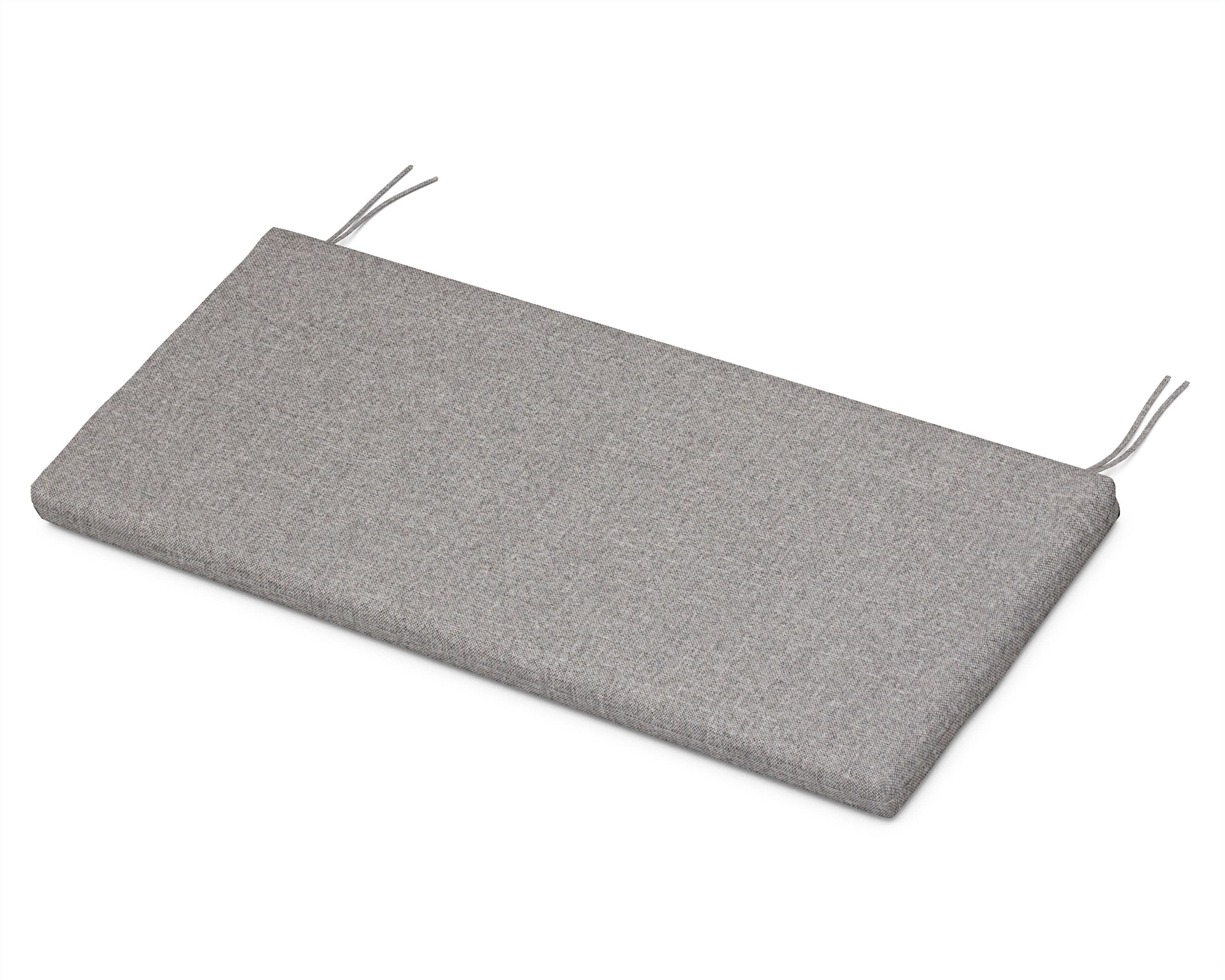 Bench Seat Cushion - 17"D x 40.5"W x 2.5"H in Grey Mist