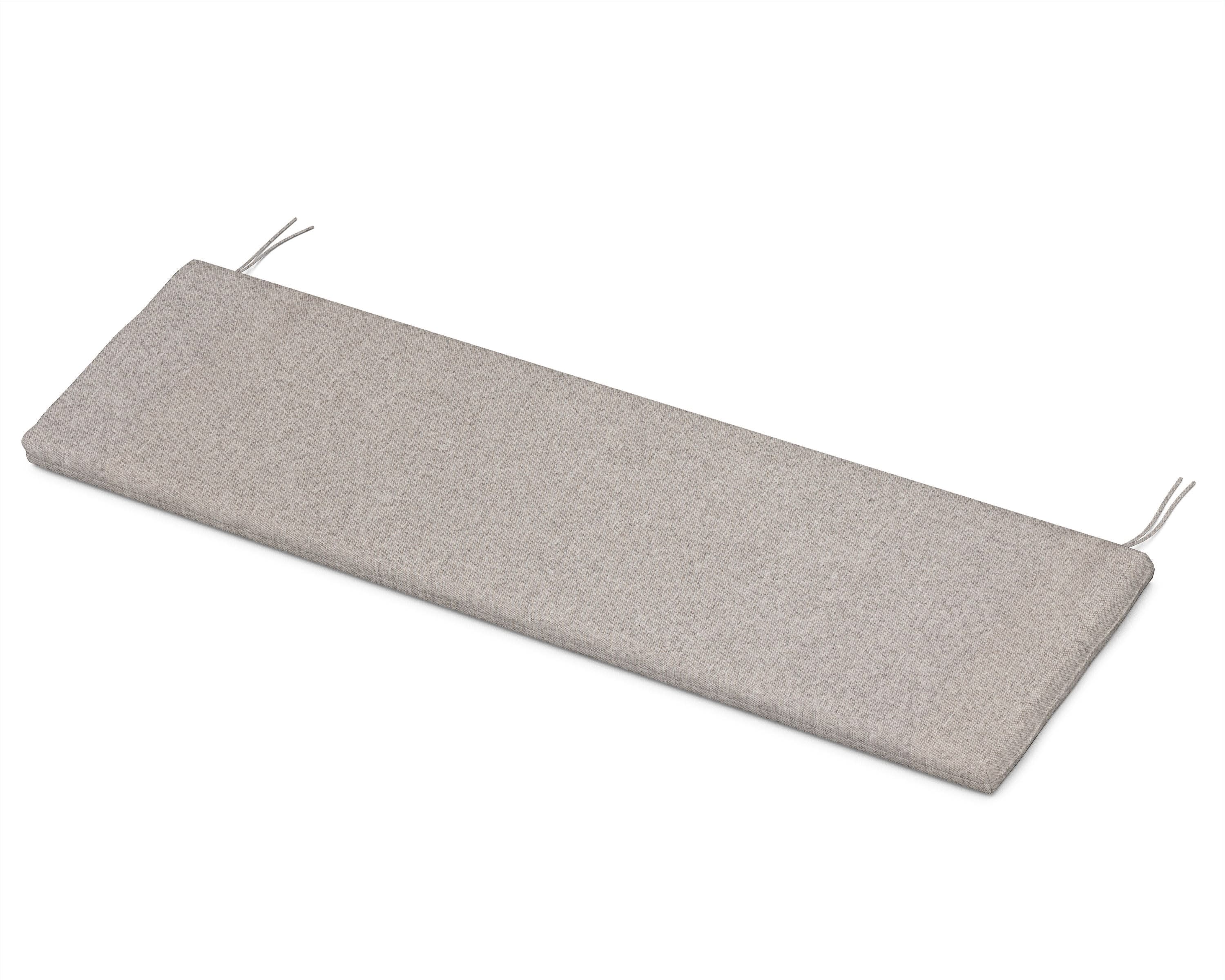 Ateeva Luxe 56" x 18" Outdoor Bench and Swing Cushion by POLYWOOD in Weathered Tweed