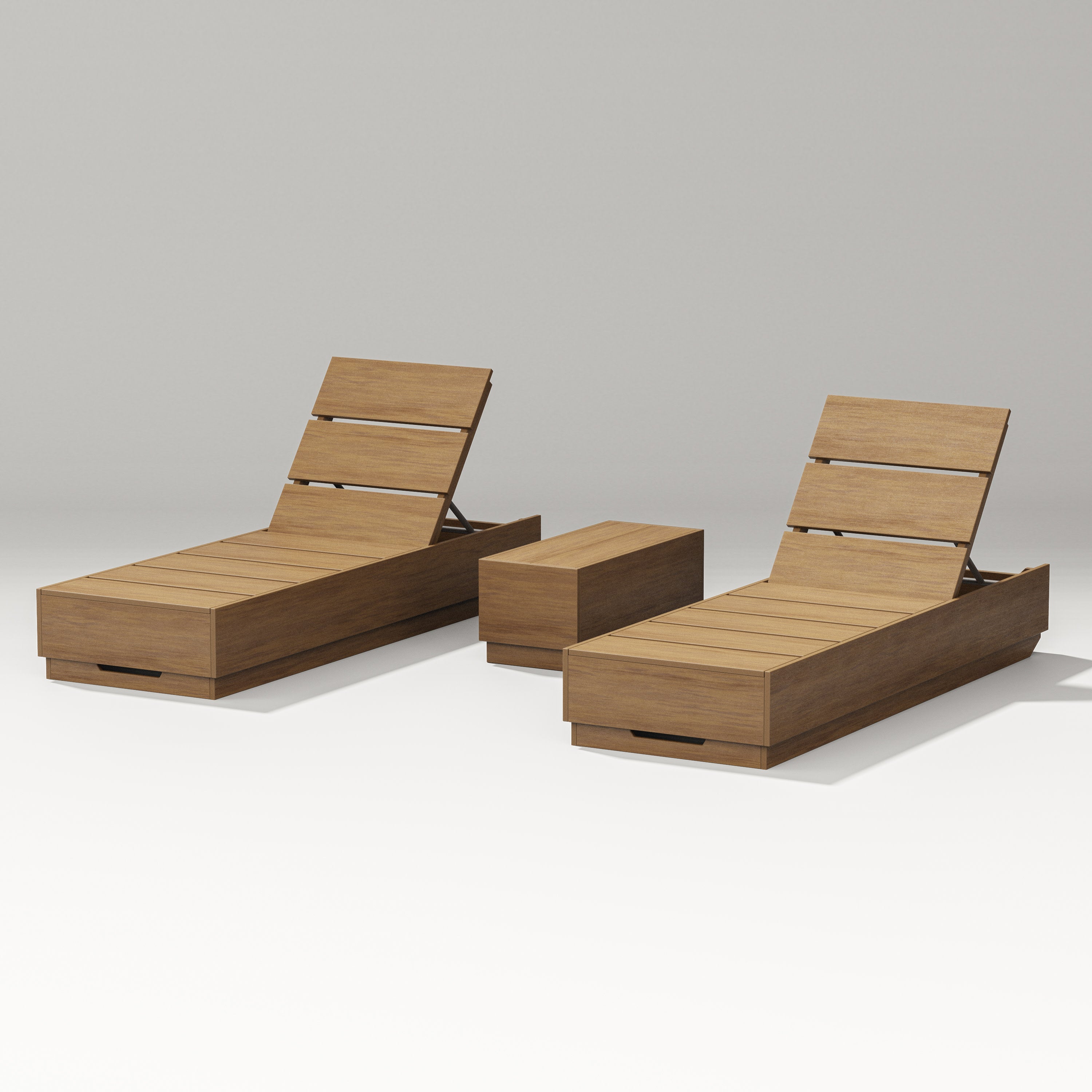 Elevate 3-Piece Chaise Lounge Set in Natural