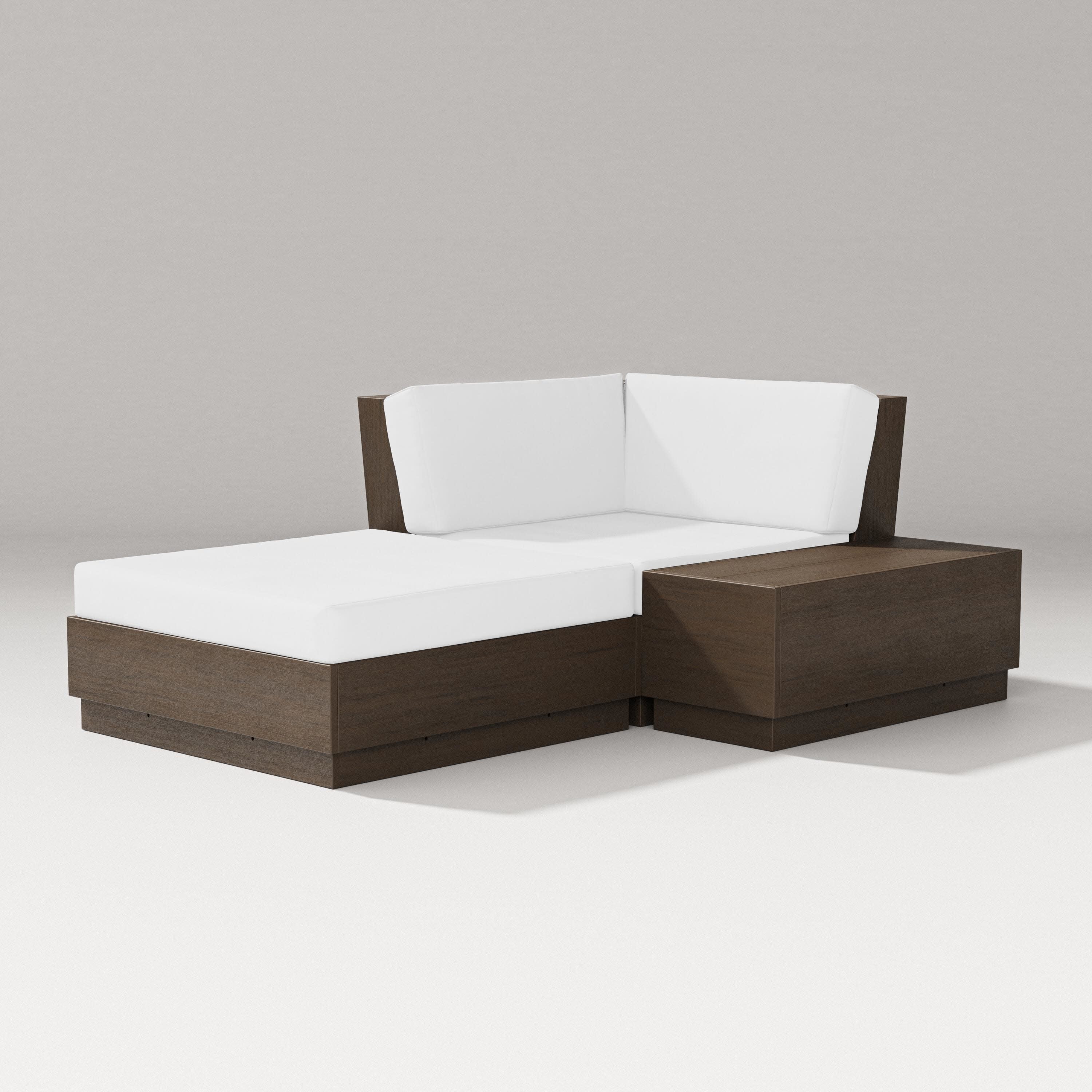 Elevate Corner Chaise in Kona / Natural