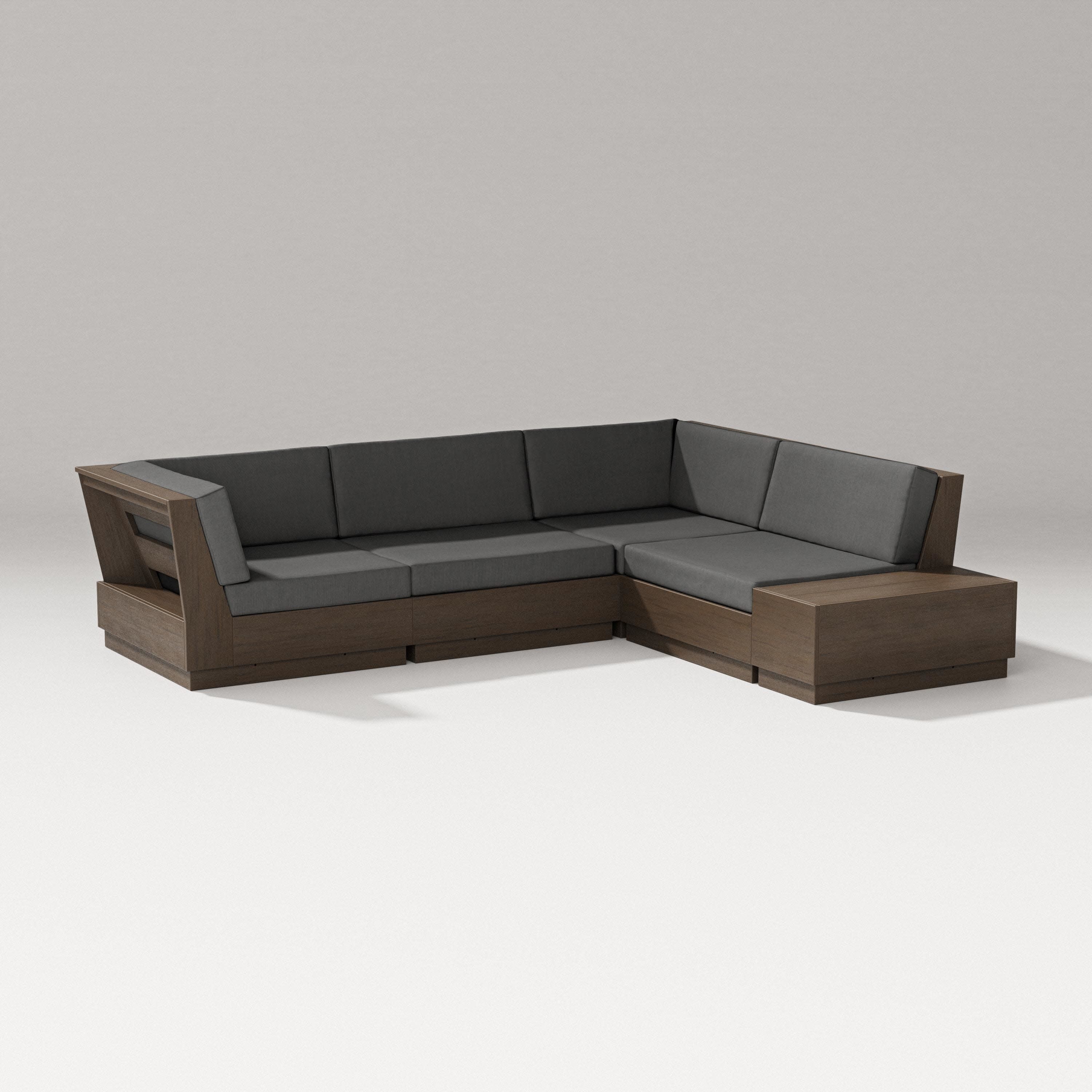 Elevate Corner Sectional in Kona / Spectrum Carbon