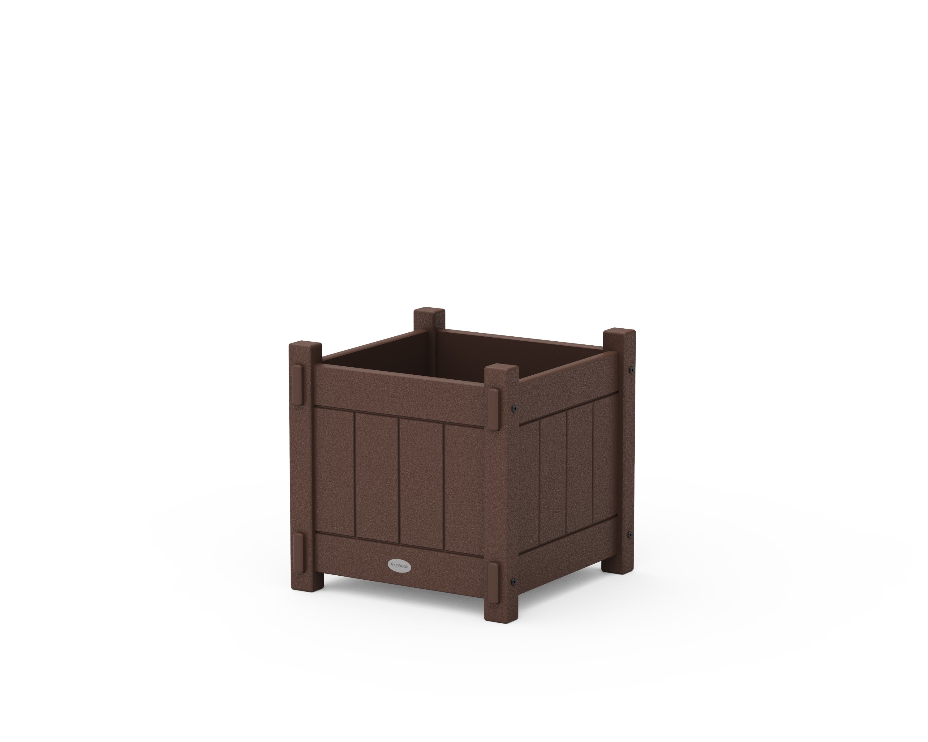 Vineyard Square Planter Box in Mahogany