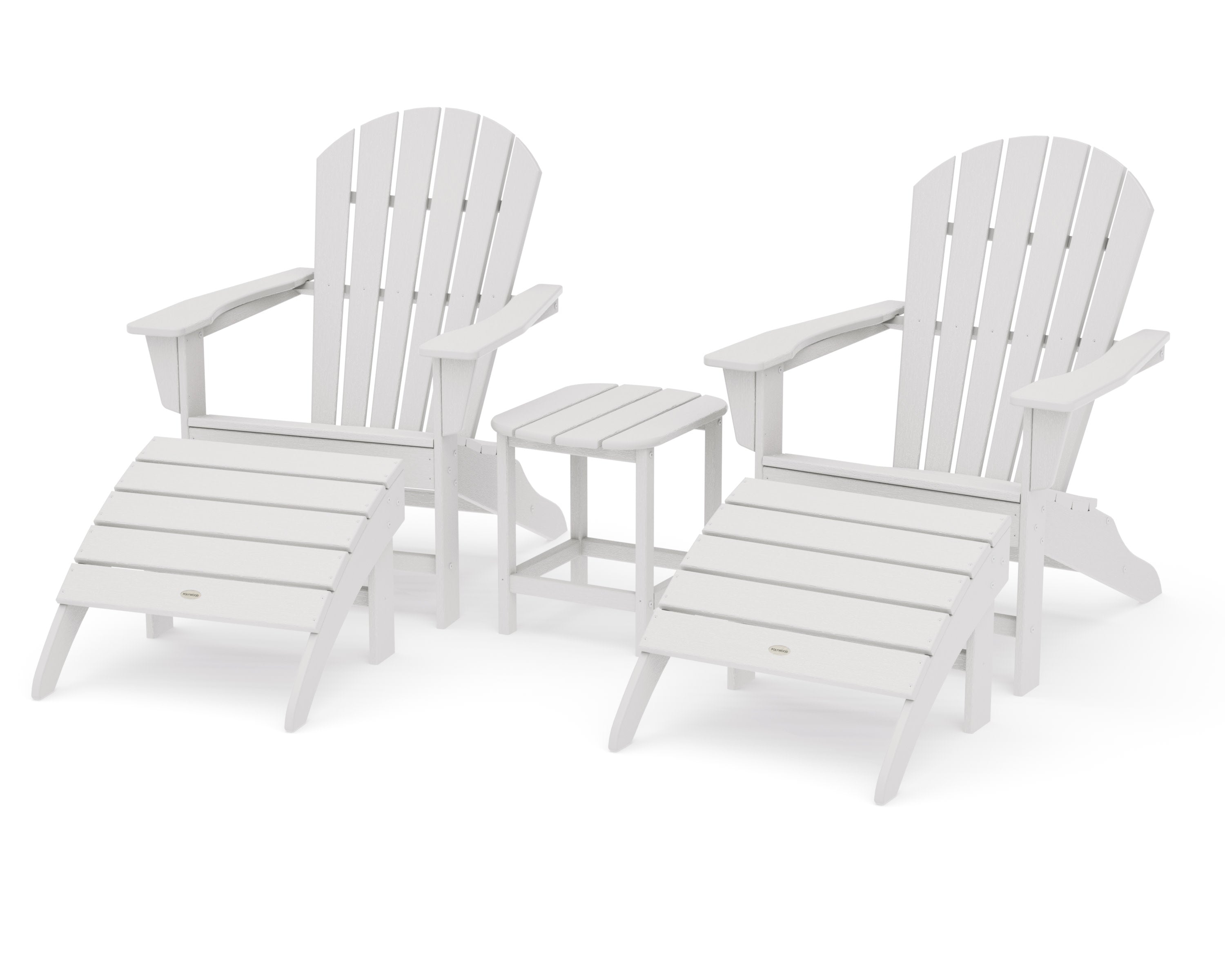 South Beach Adirondack 5-Piece Set in Vintage White