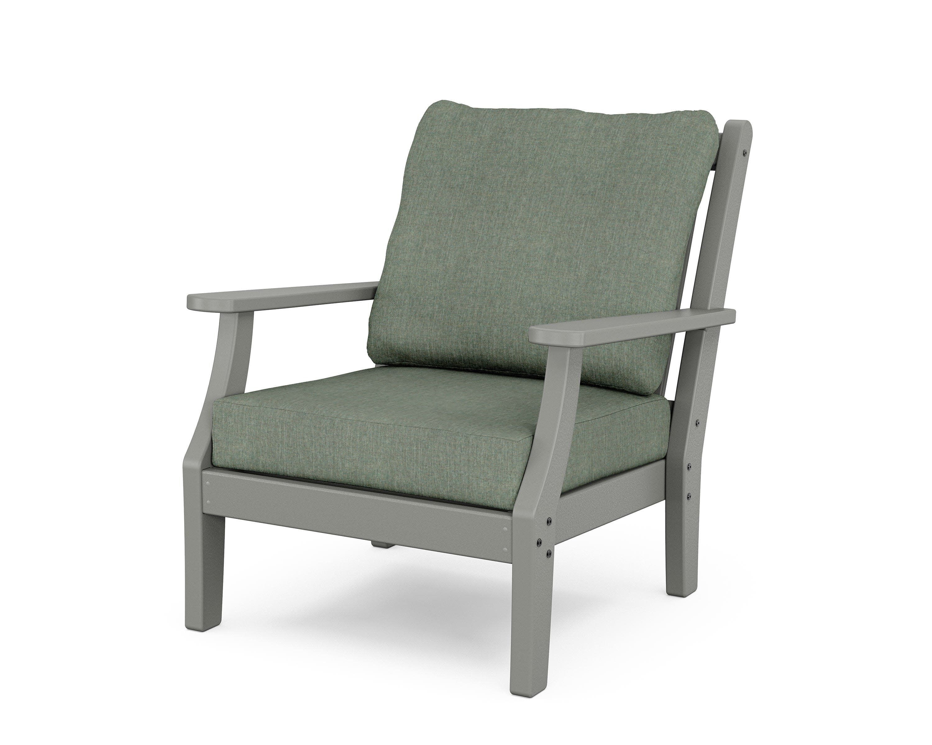 Wovendale Deep Seating Chair in Slate Grey / Cast Sage