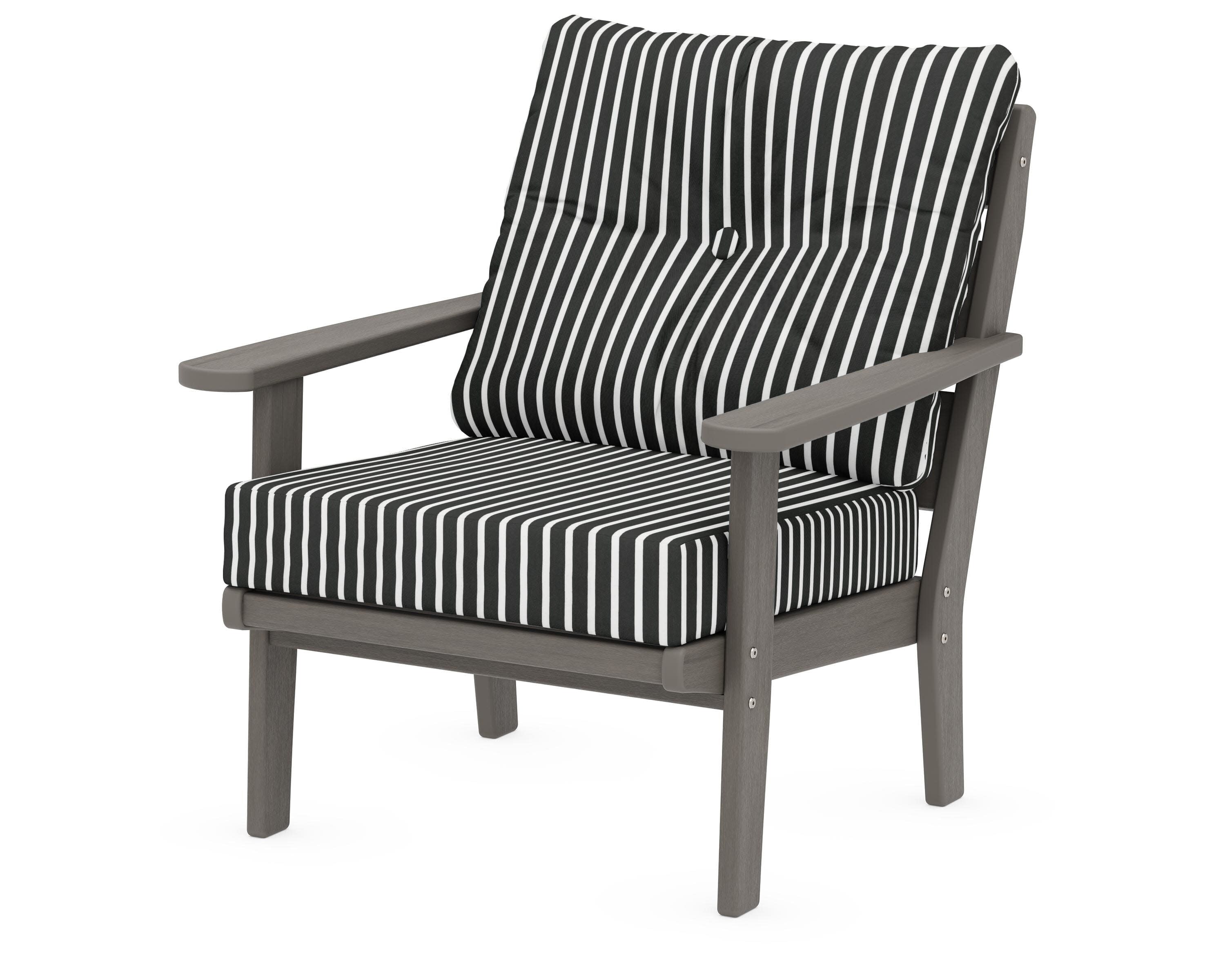 Lakeside Deep Seating Chair in Driftwood / Shore Classic