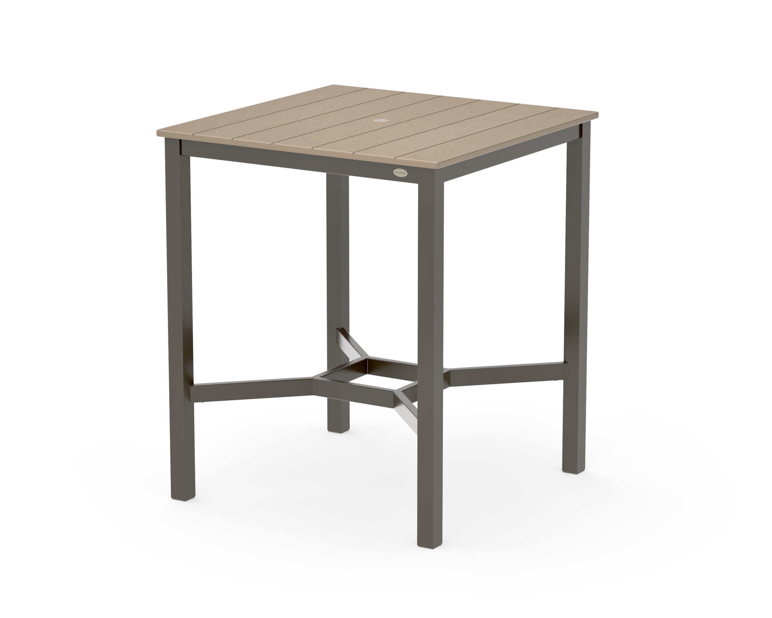 Main Street 36 x 36 Bar Table in Bronze / Vintage Sahara