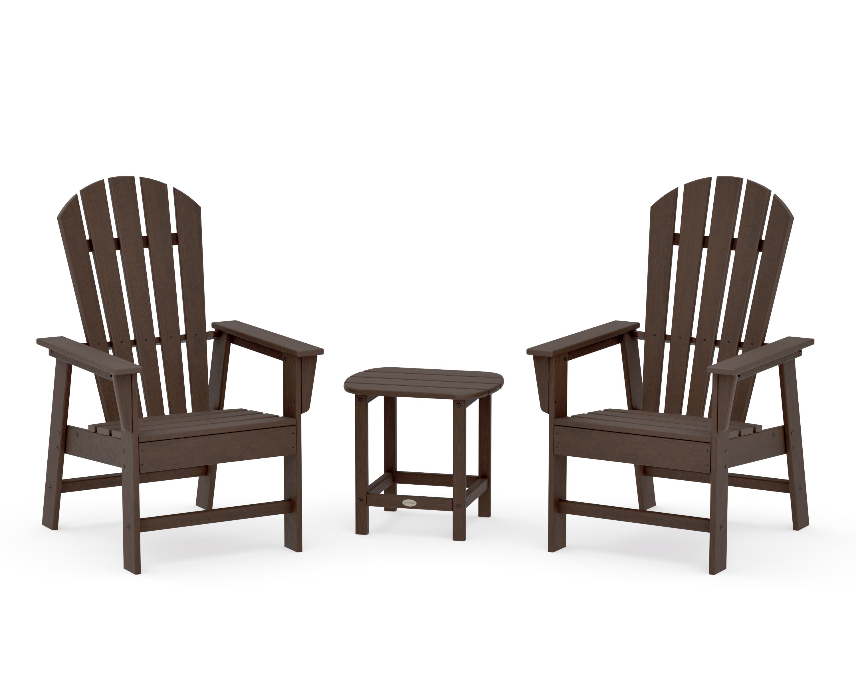 South Beach Casual Chair 3-Piece Set with 18" South Beach Side Table in Kona
