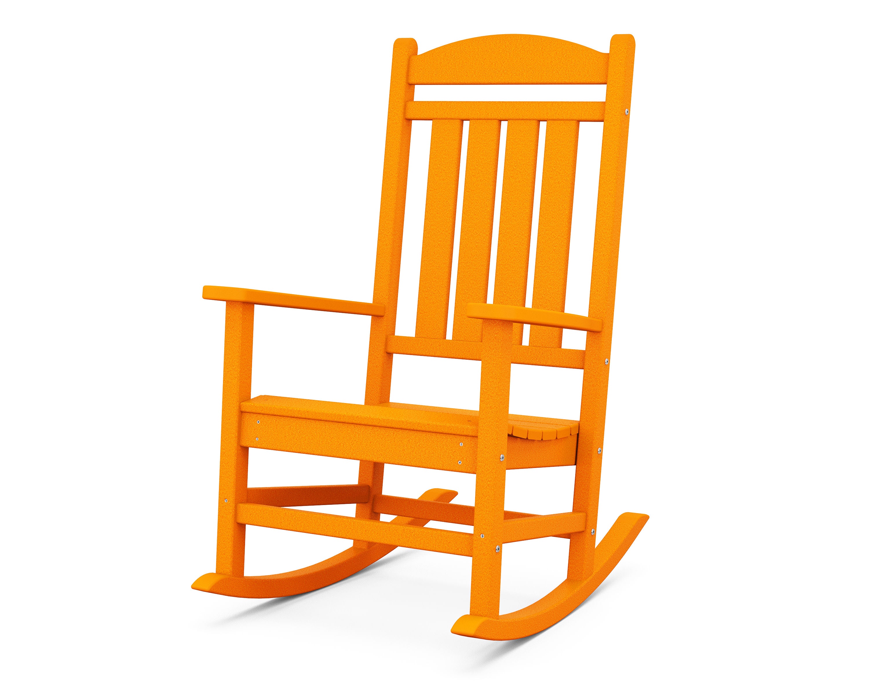 Presidential Rocking Chair in Tangerine
