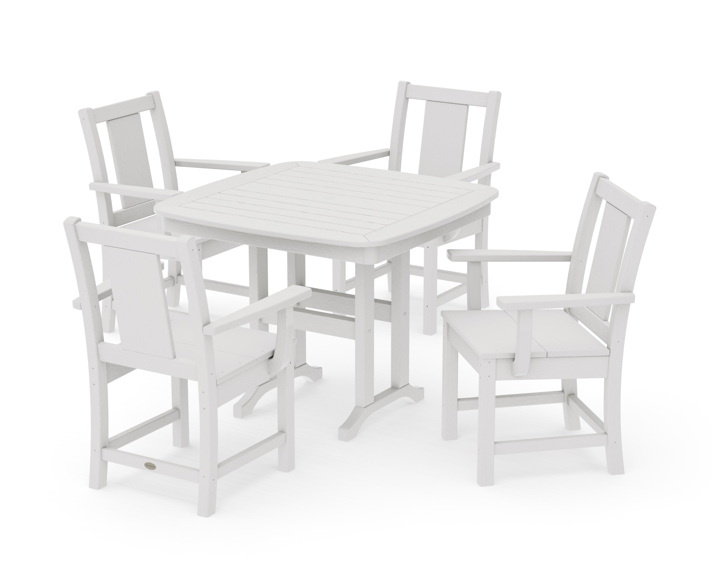 Prairie 5-Piece Dining Set in Vintage White