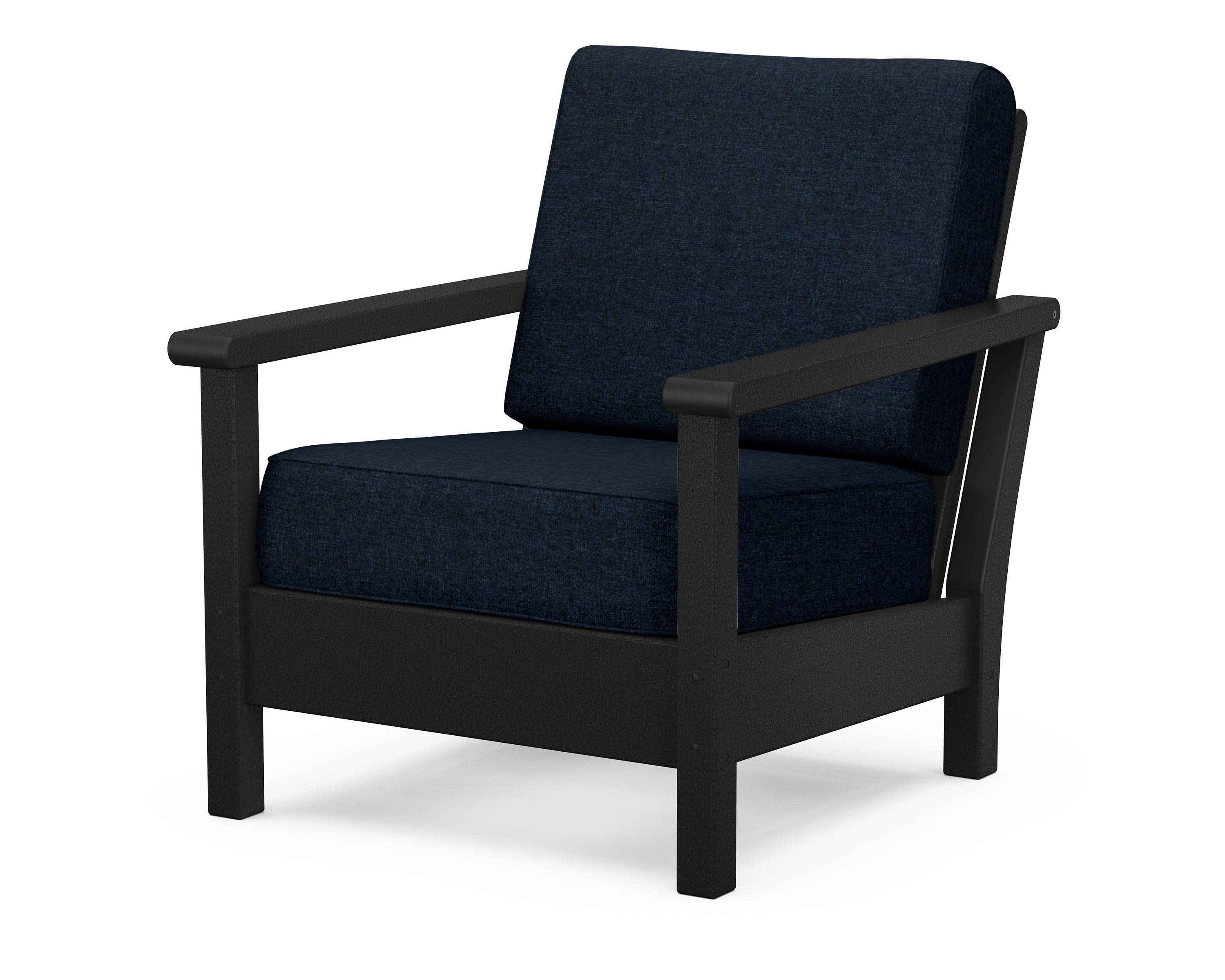 Harbour Deep Seating Chair in Black / Marine Indigo