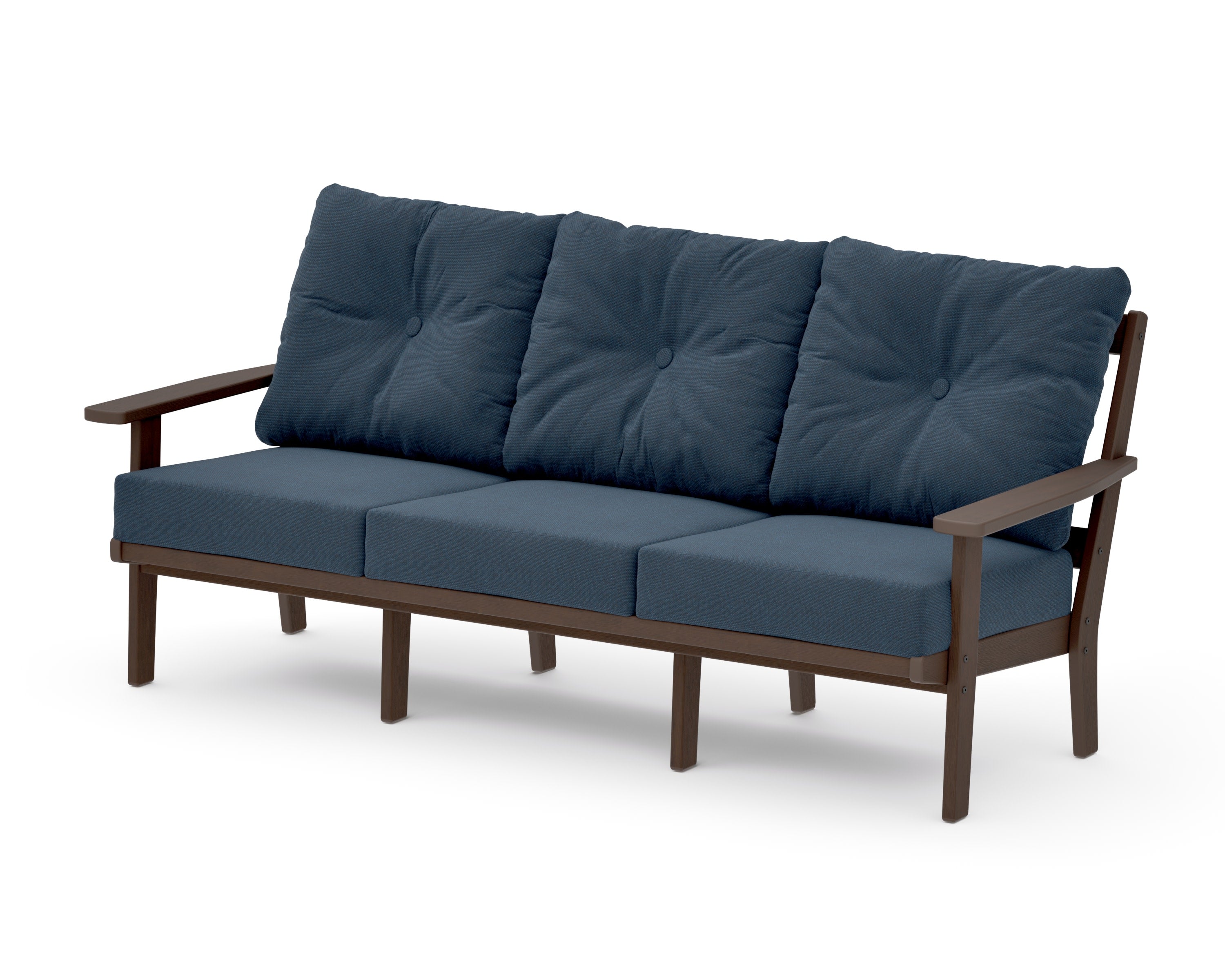 Oxford Deep Seating Sofa in Kona / Marine Indigo