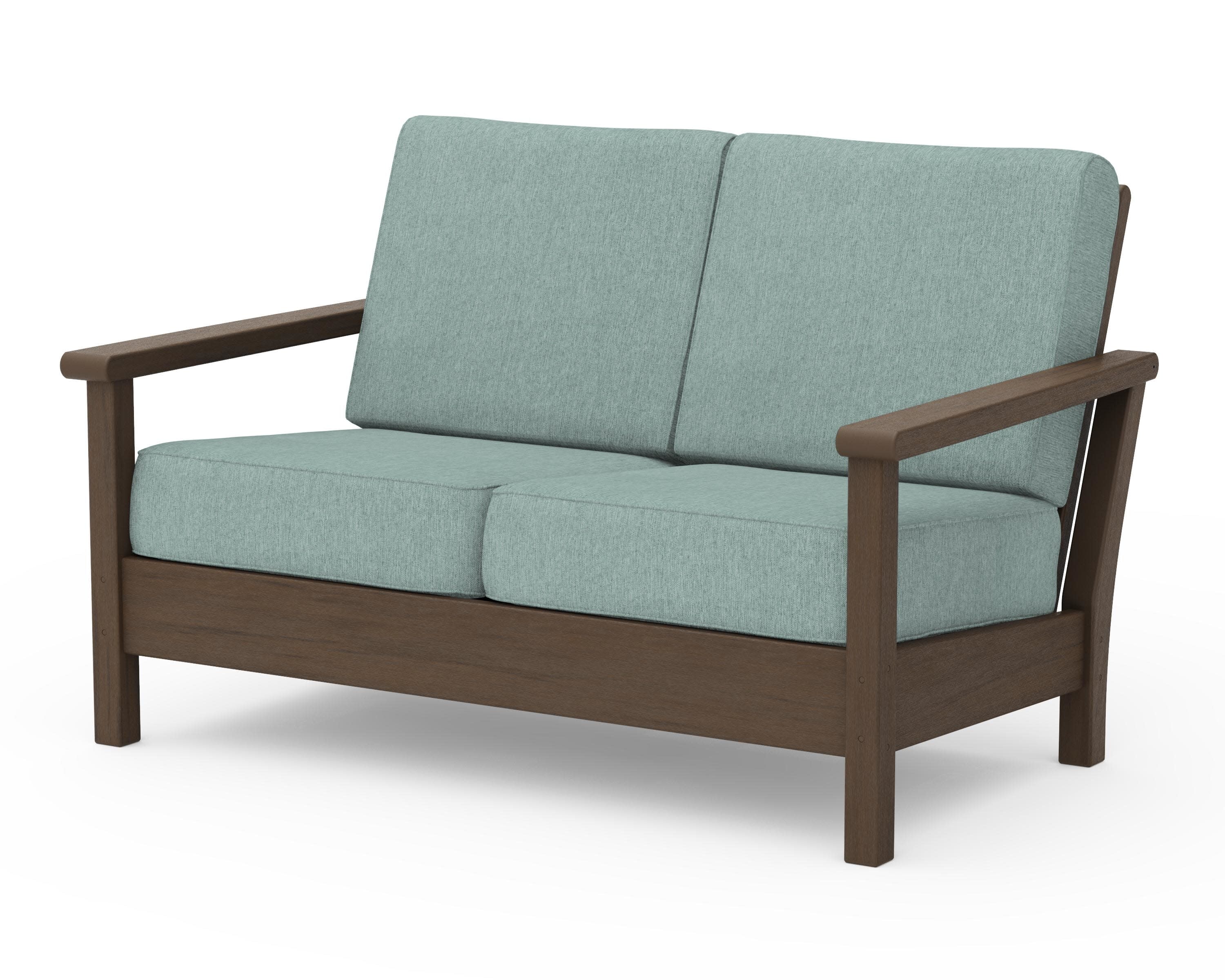 Harbour Deep Seating Loveseat in Kona / Glacier Spa