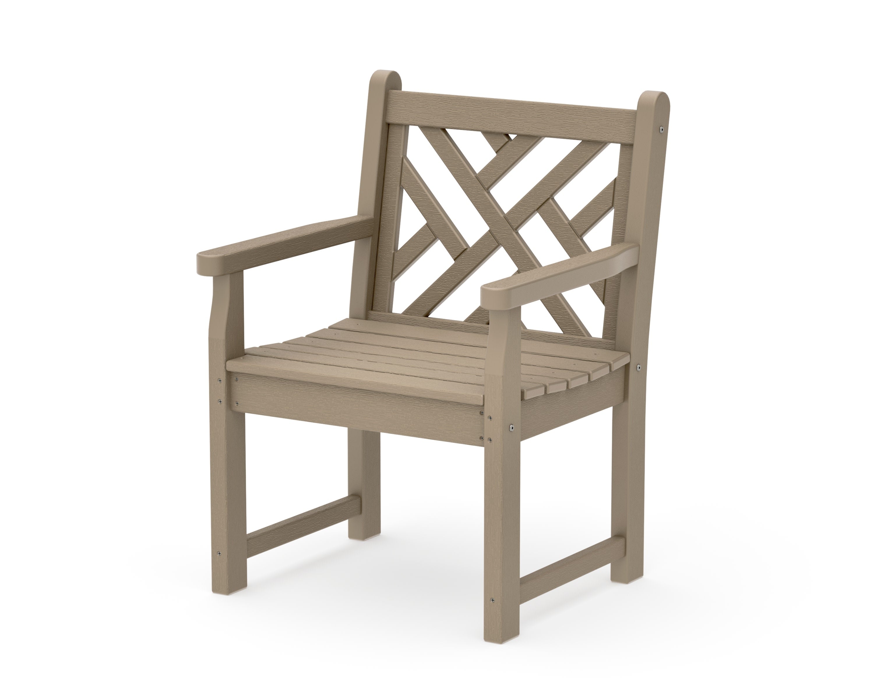 Chippendale Garden Arm Chair in Vintage Sahara