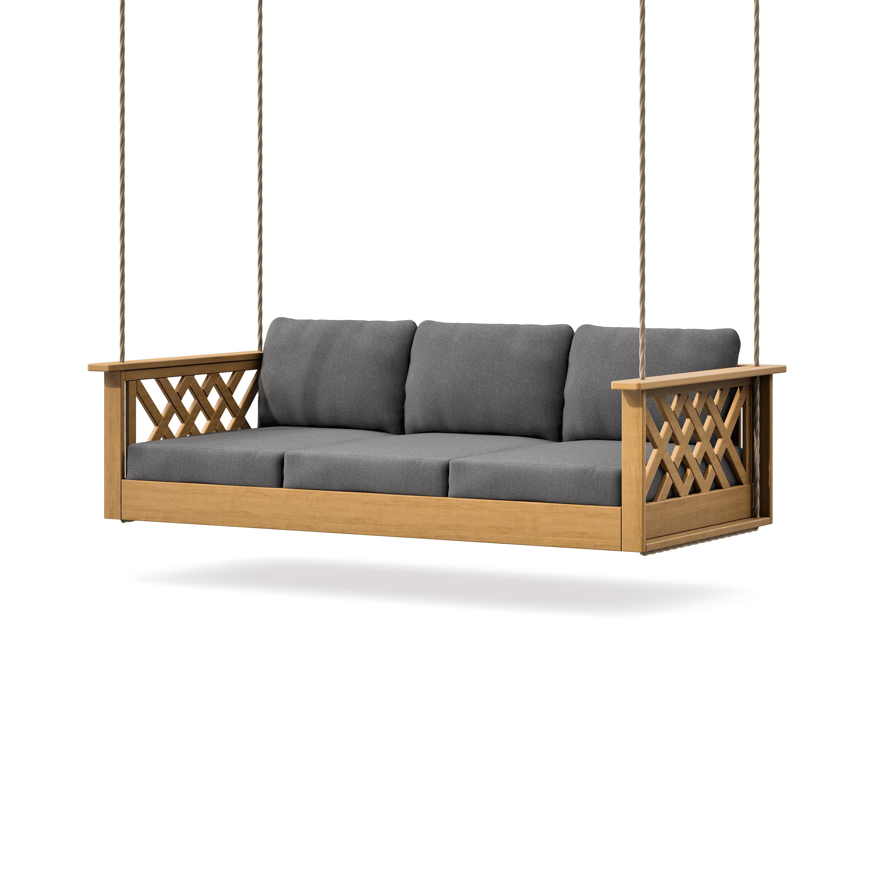 Wovendale Daybed Swing in Natural / Ash Charcoal