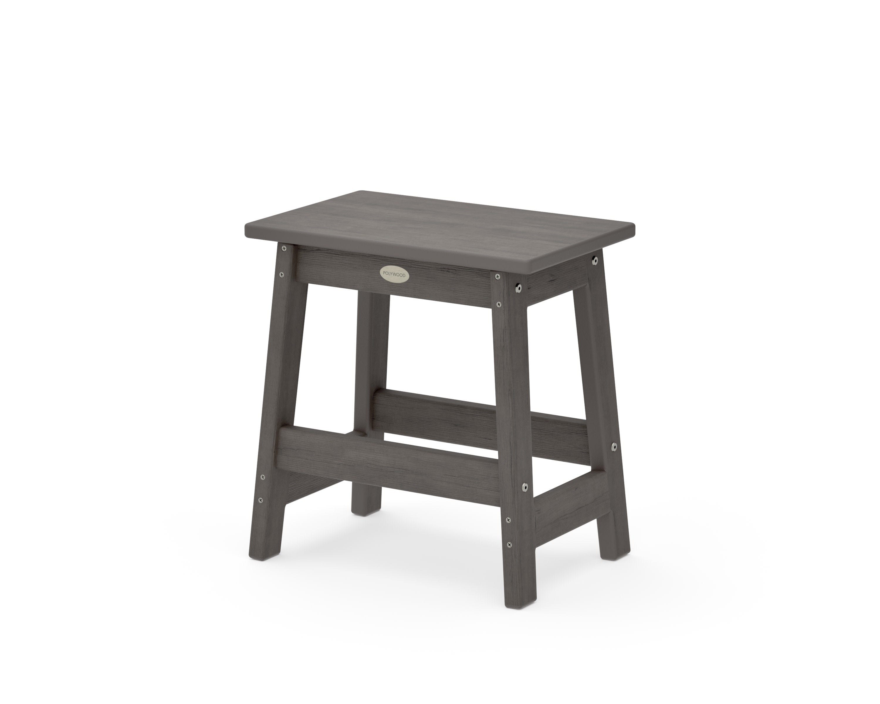 Modern Studio Stool in Driftwood
