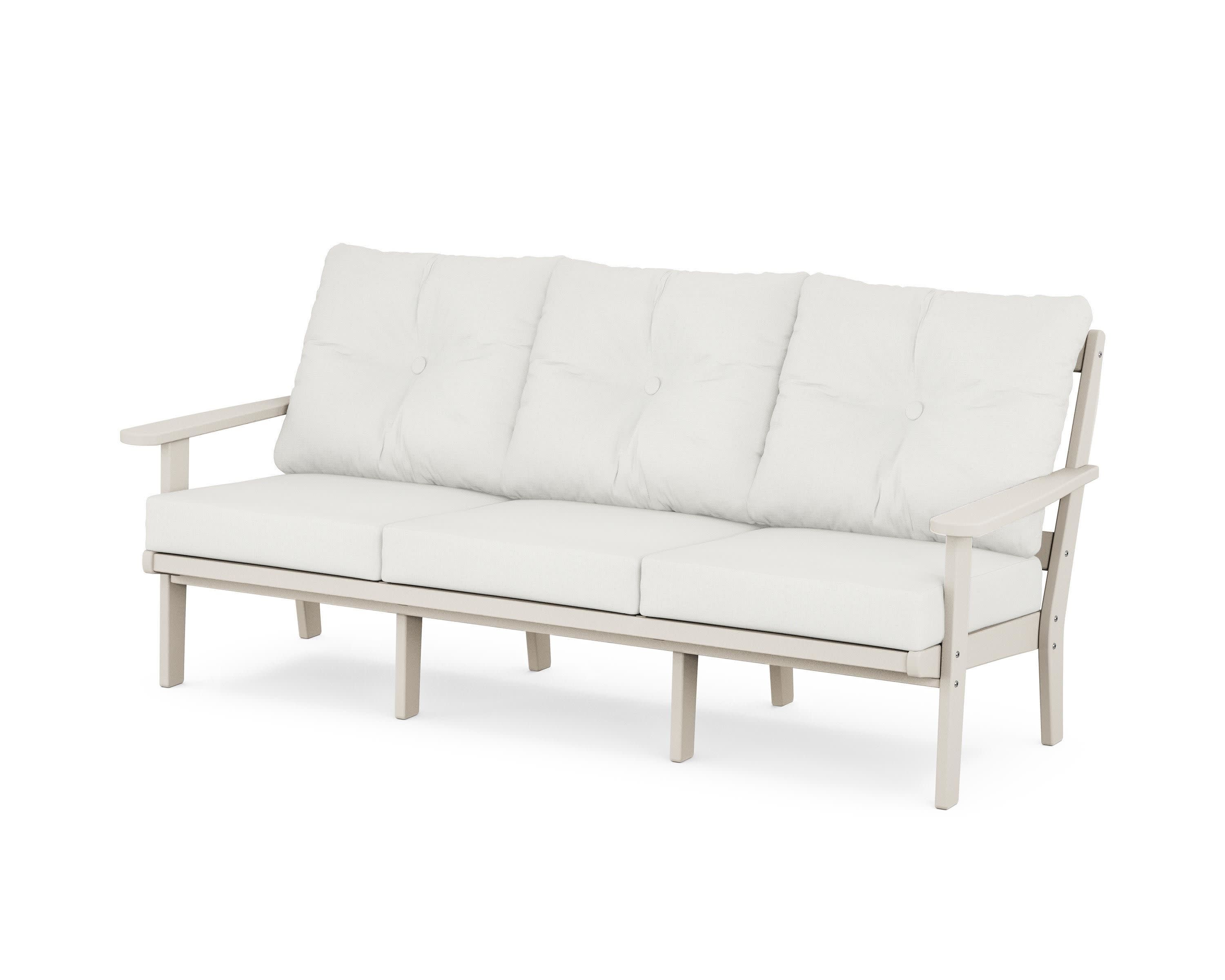 Mission Deep Seating Sofa in Sand / Natural Linen