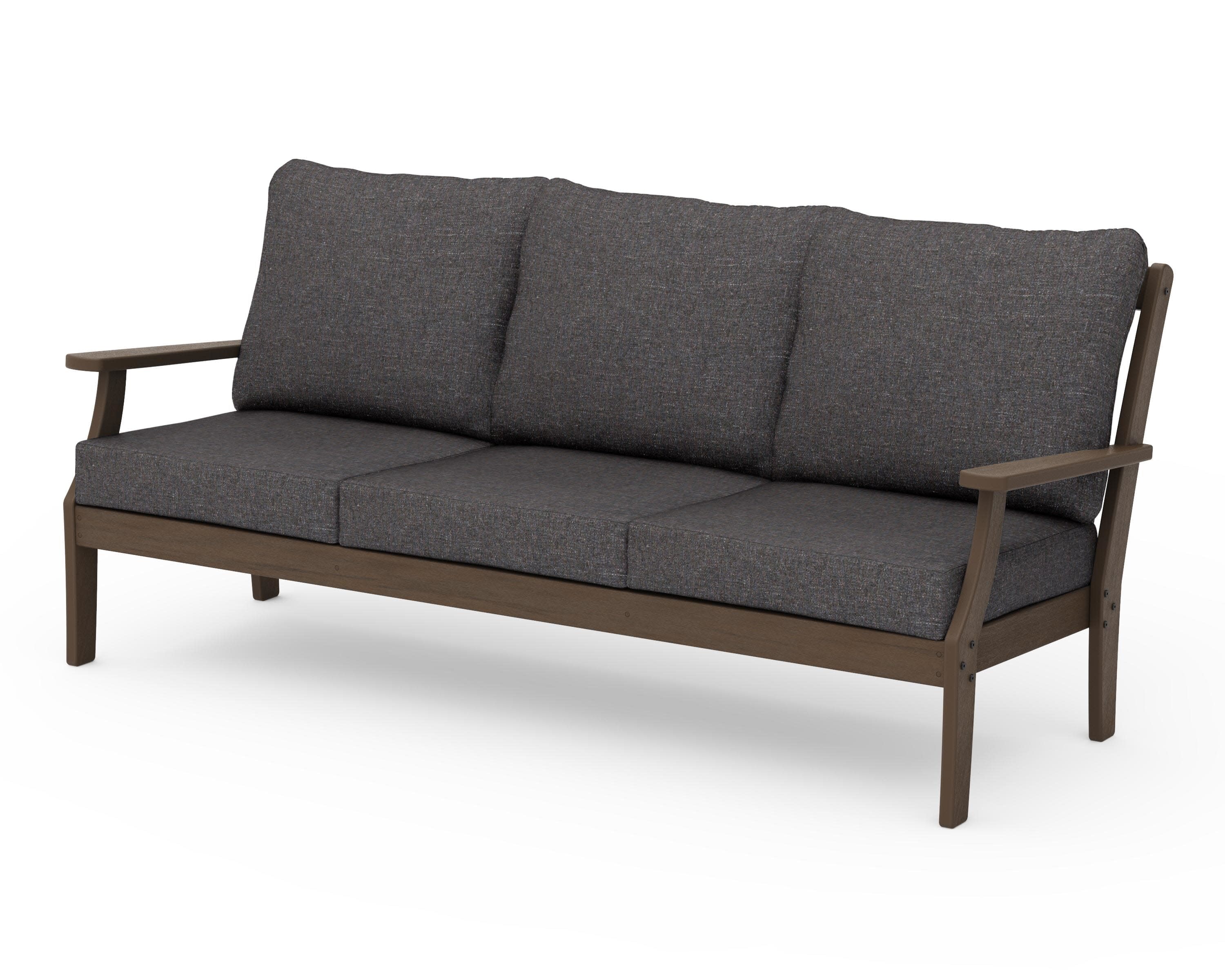 Braxton Deep Seating Sofa in Kona / Ash Charcoal