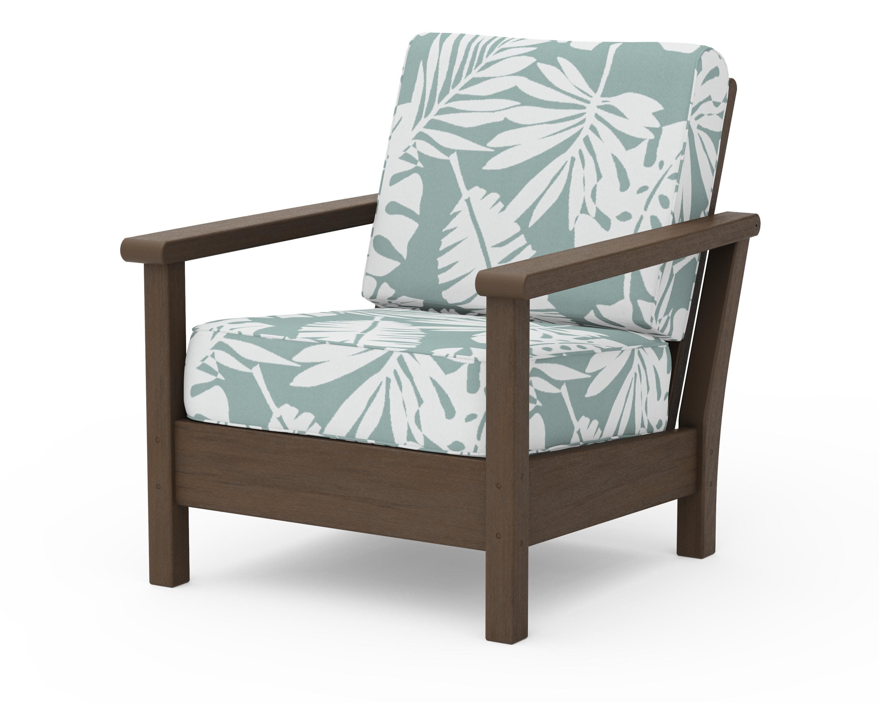 Harbour Deep Seating Chair in Kona / Leaf Glacier Spa