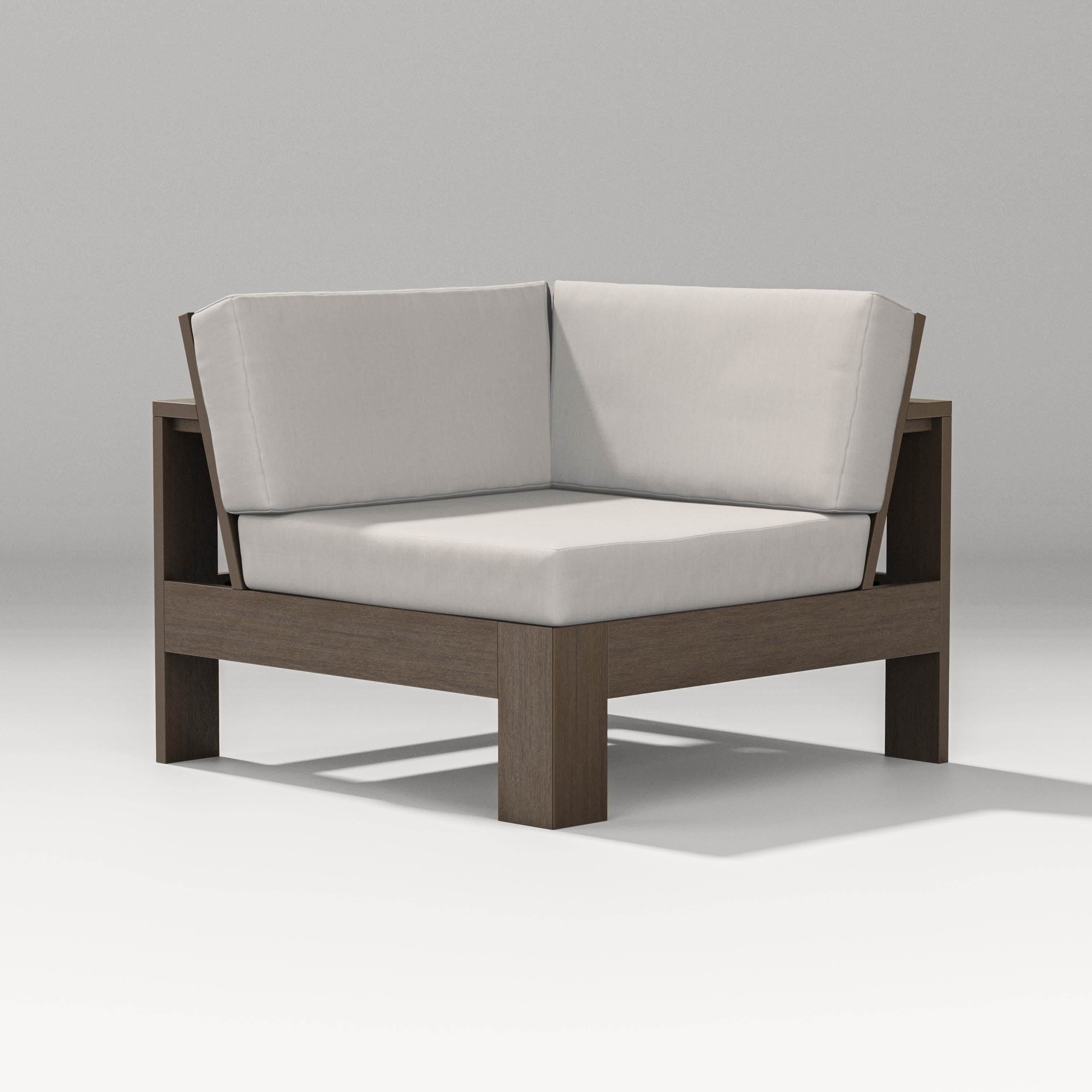 Latitude Modular Corner Chair in Kona / Cast Ash