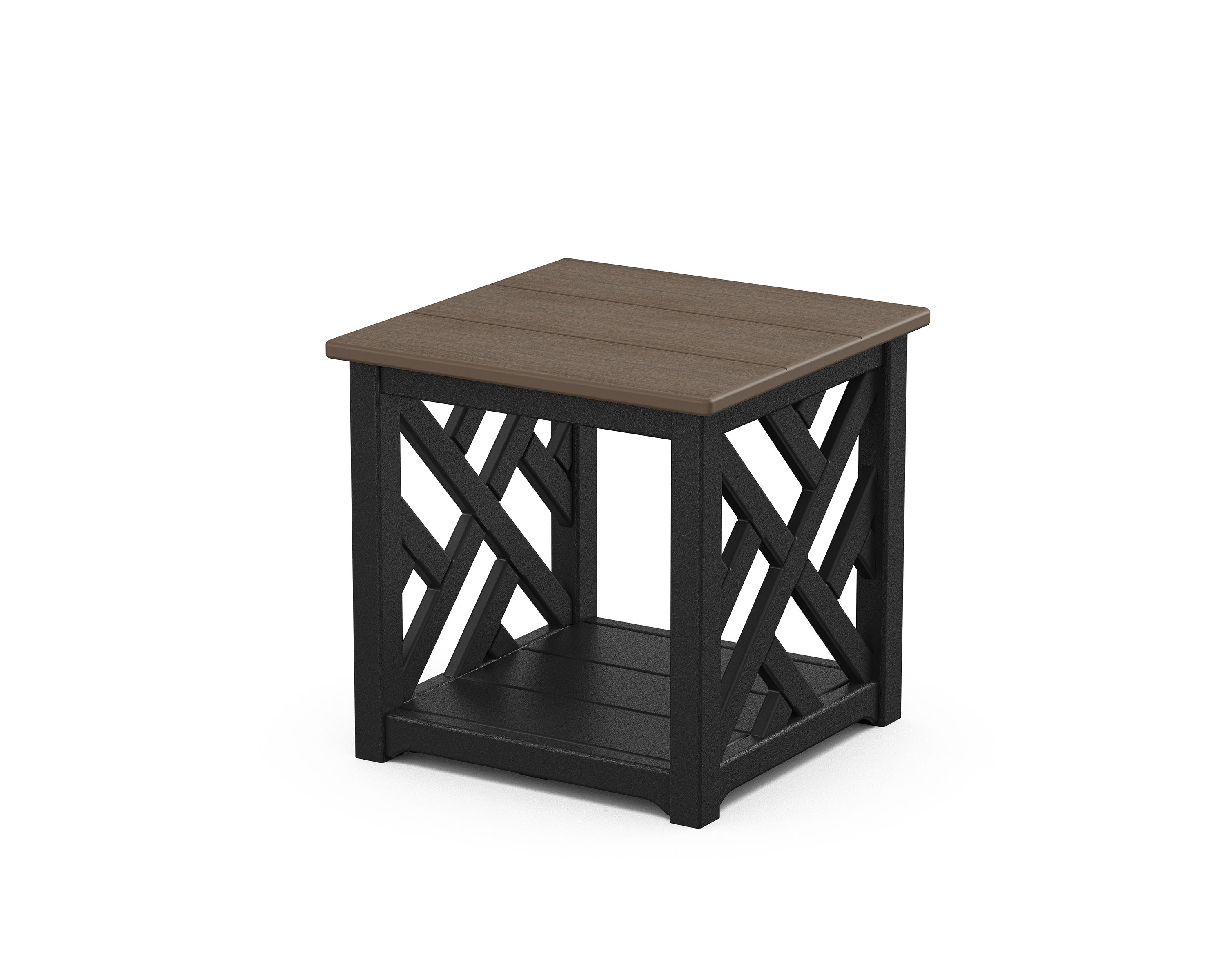 Chippendale Accent Table in Black / Kona