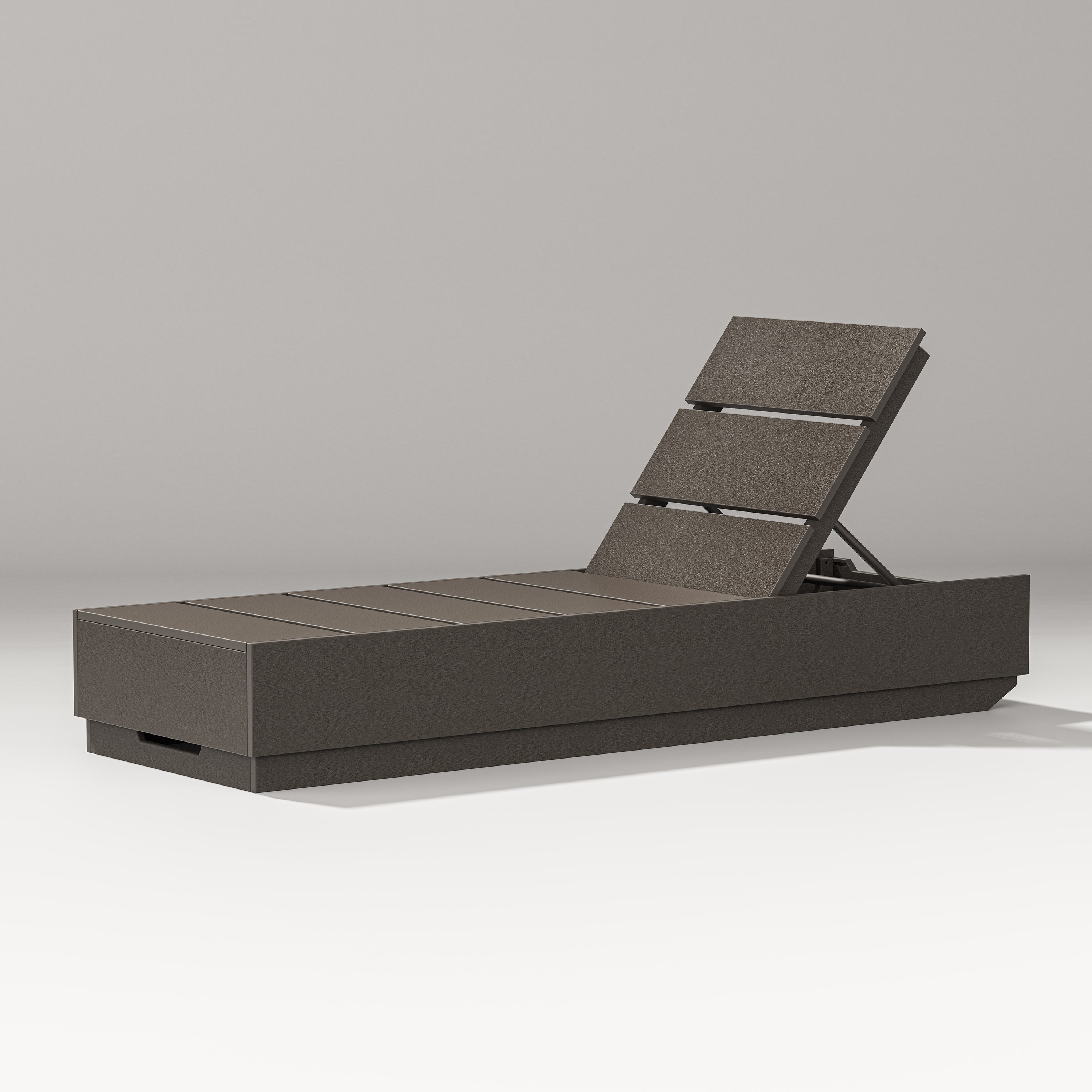 Elevate Chaise Lounge in Vintage Coffee