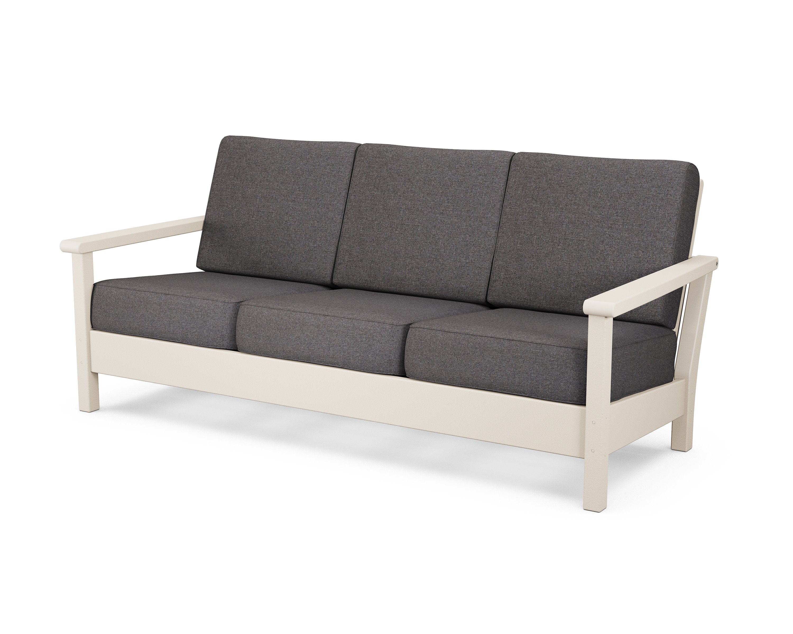 Harbour Deep Seating Sofa in Sand / Ash Charcoal