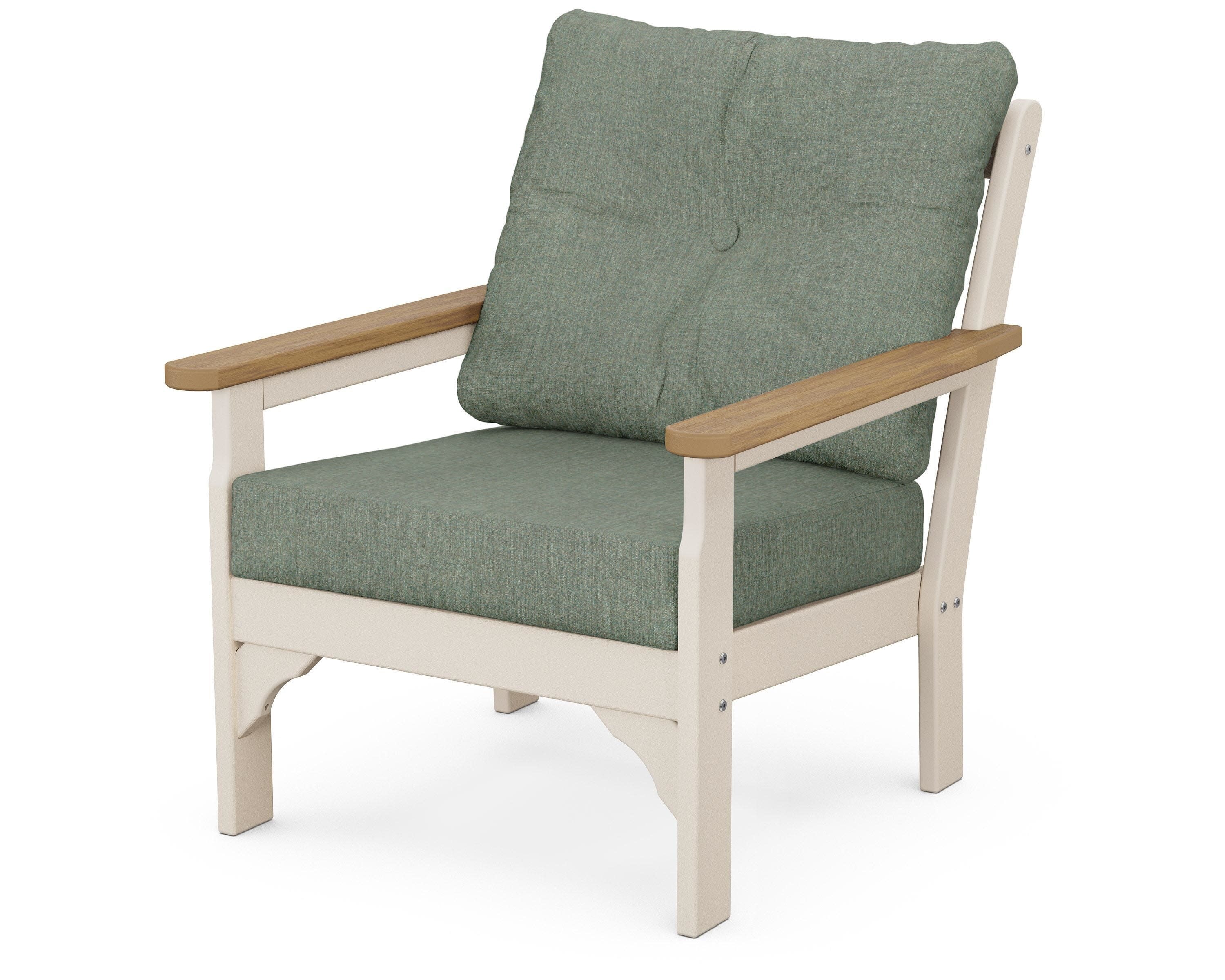 Vineyard Deep Seating Chair in Sand / Natural / Cast Sage