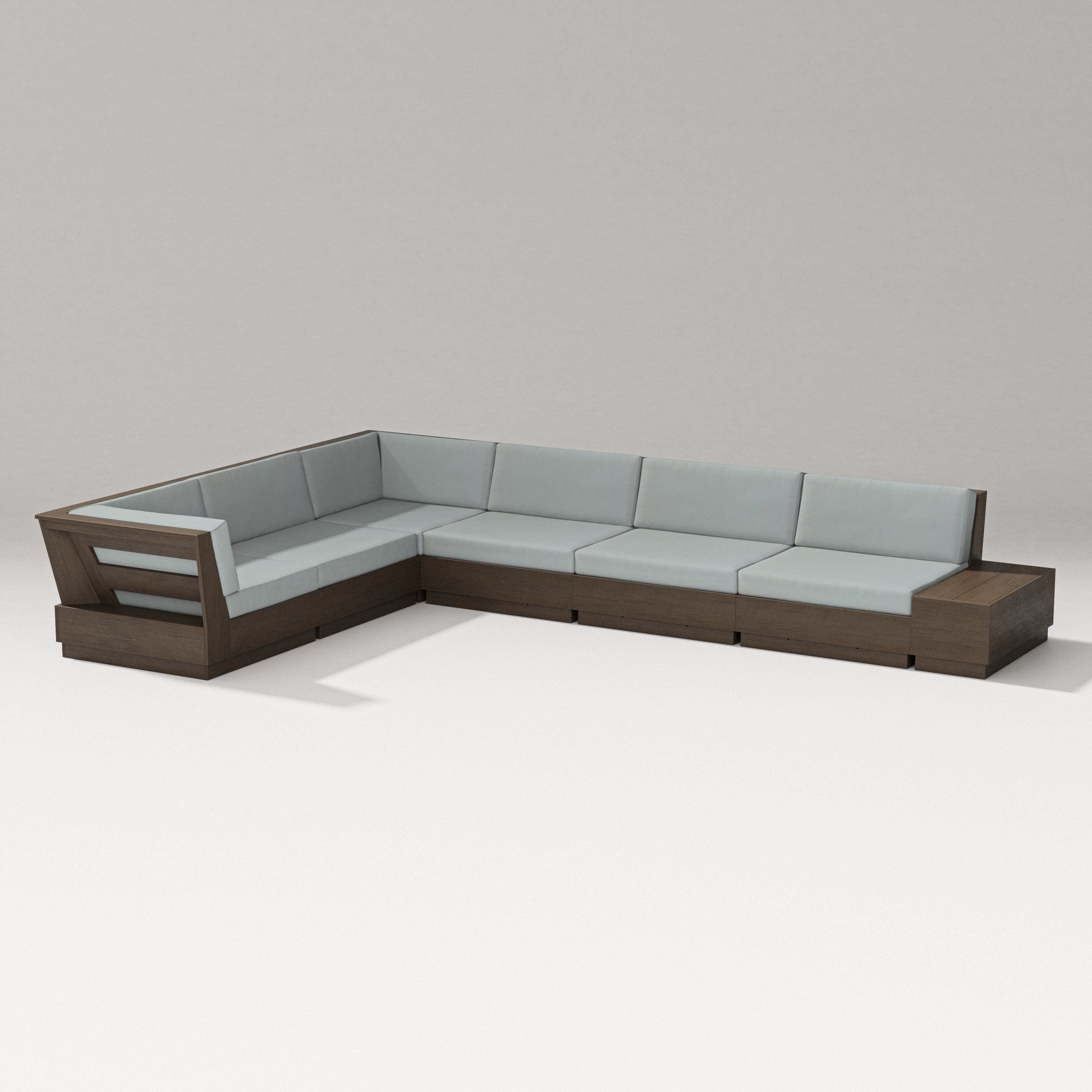 Elevate 7-Piece Corner Sectional in Kona / Spa