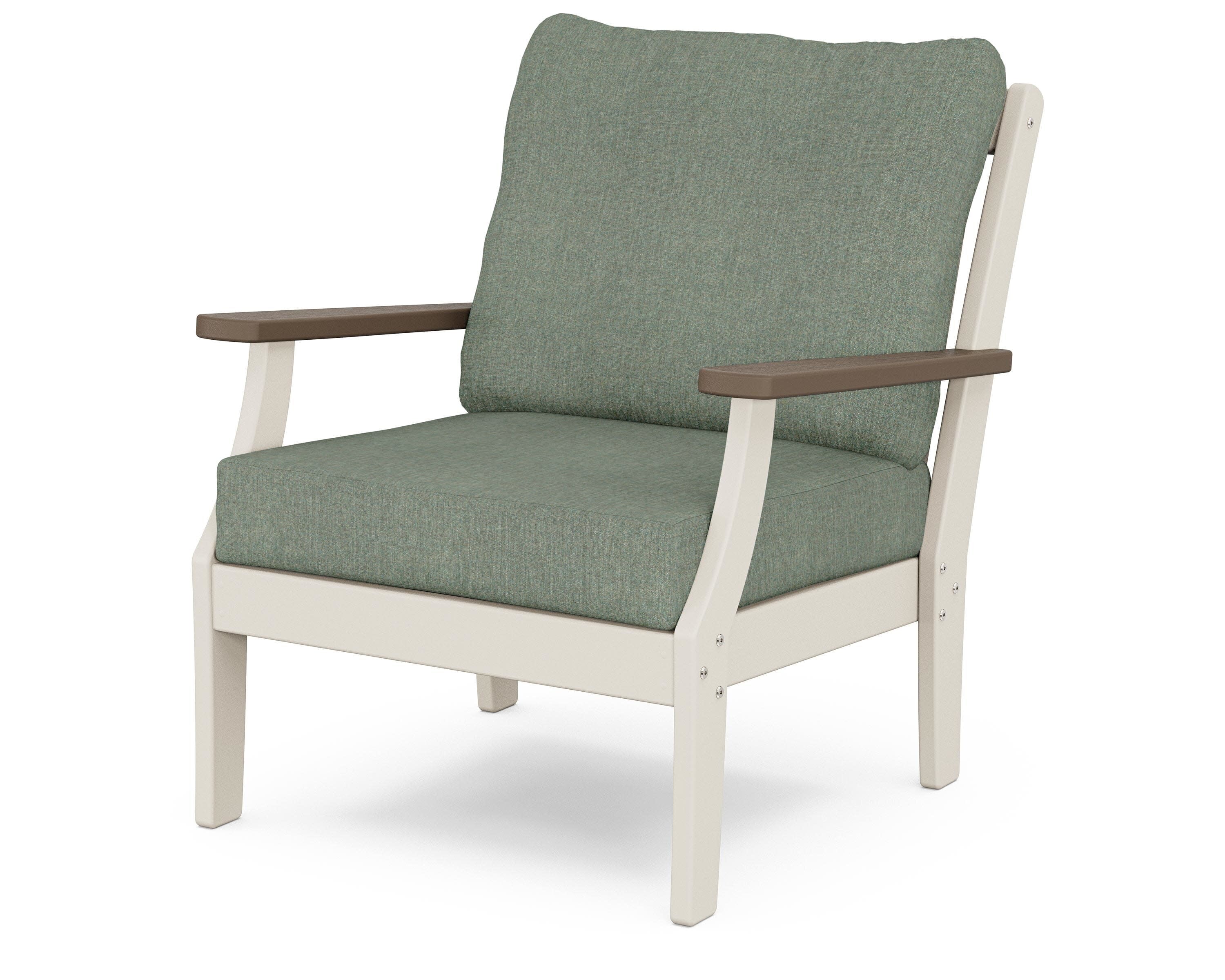 Braxton Deep Seating Chair in Sand / Kona / Cast Sage