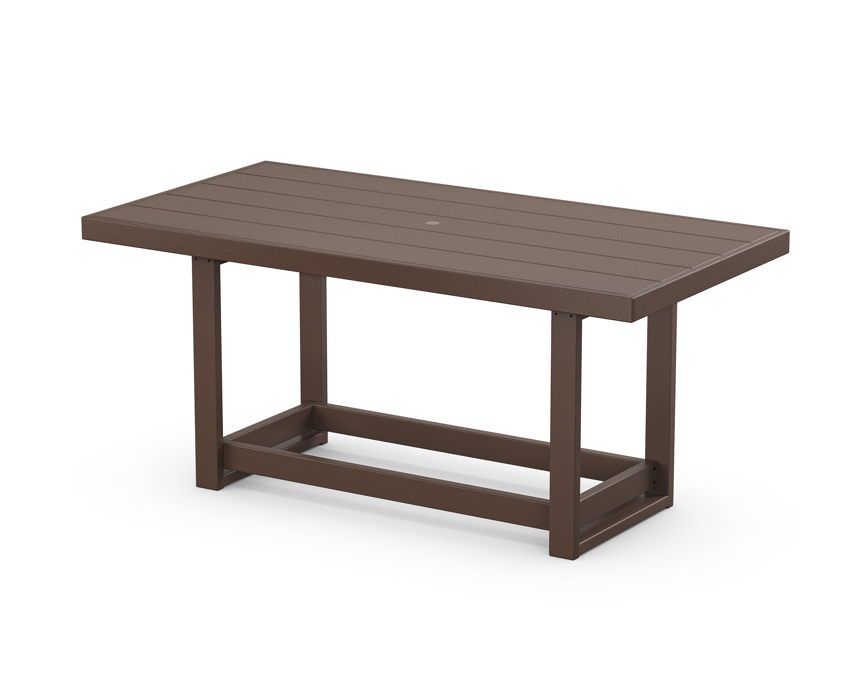 EDGE 40 x 78 Counter Table in Mahogany