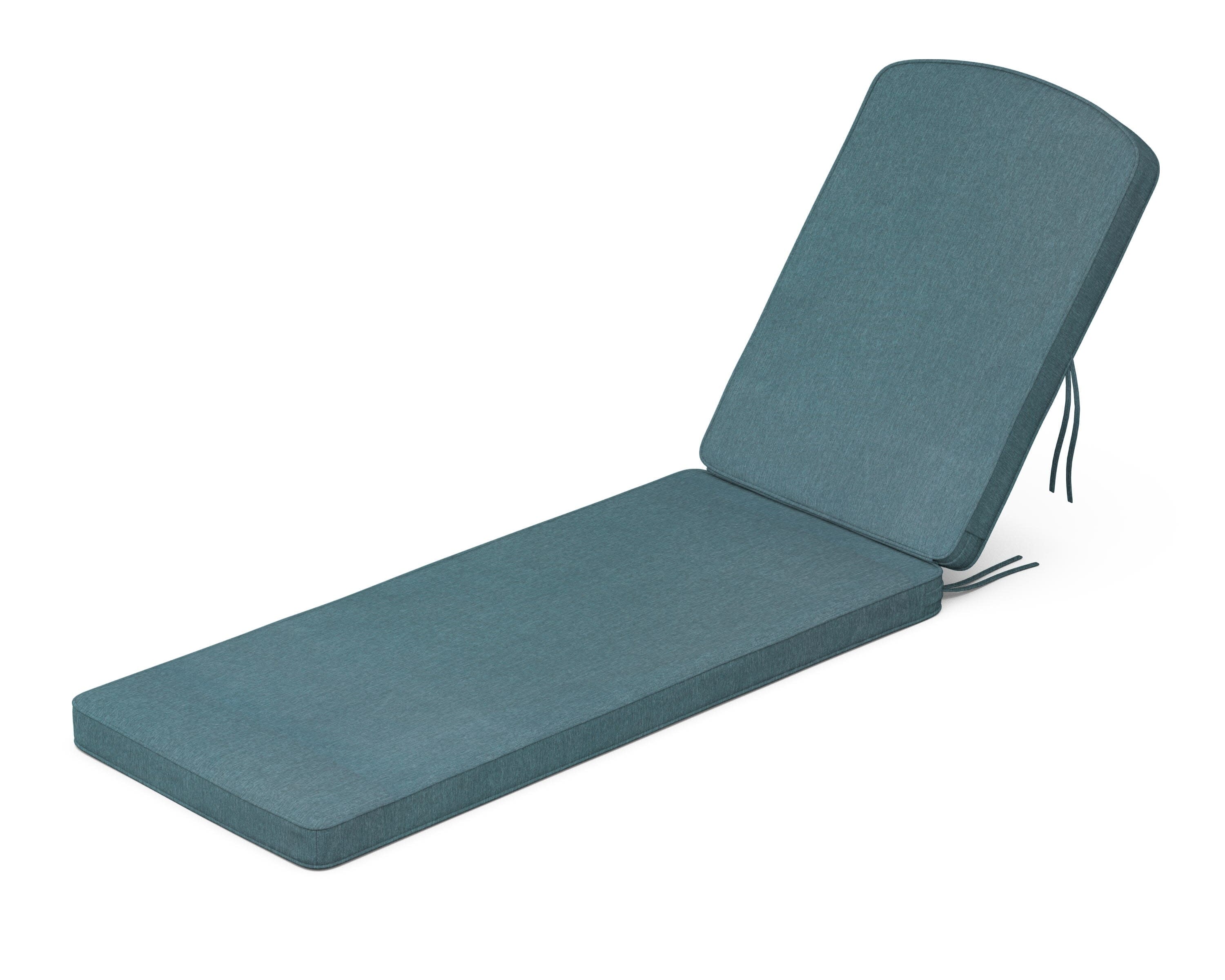 Chinoiserie Chaise Cushion in Ocean Teal