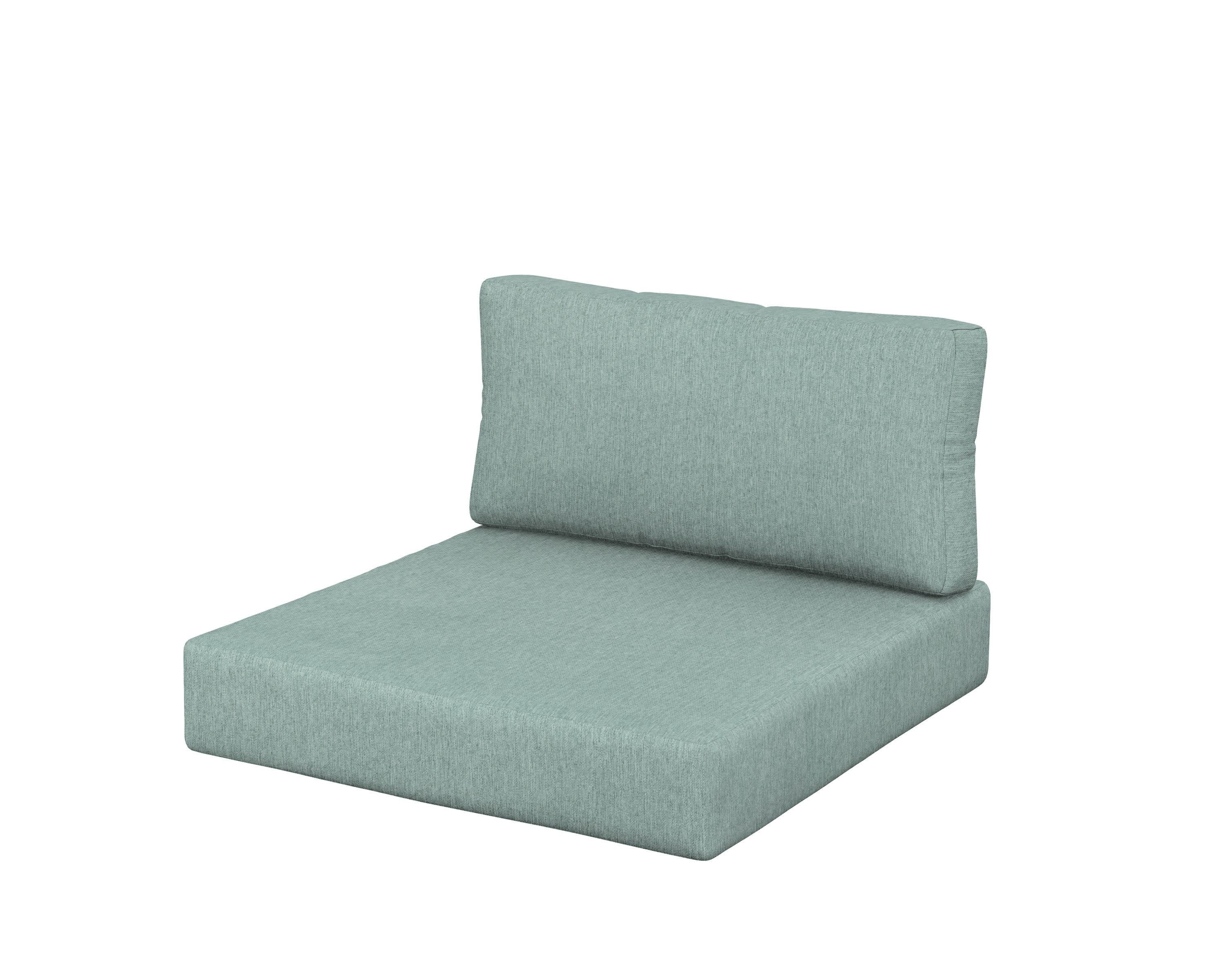 Acadia Back/Seat Cushion Set in Glacier Spa