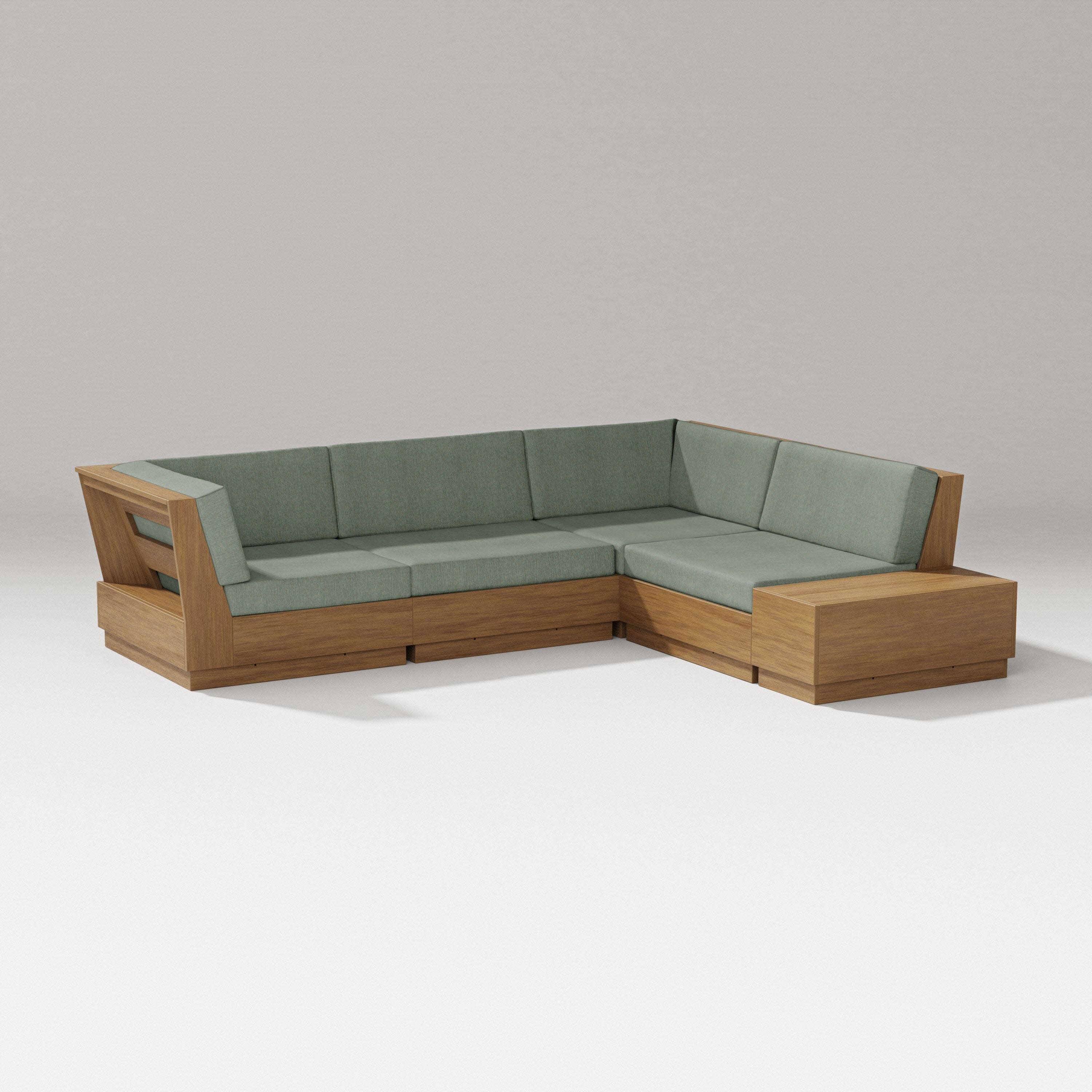 Elevate Corner Sectional in Natural / Cast Sage