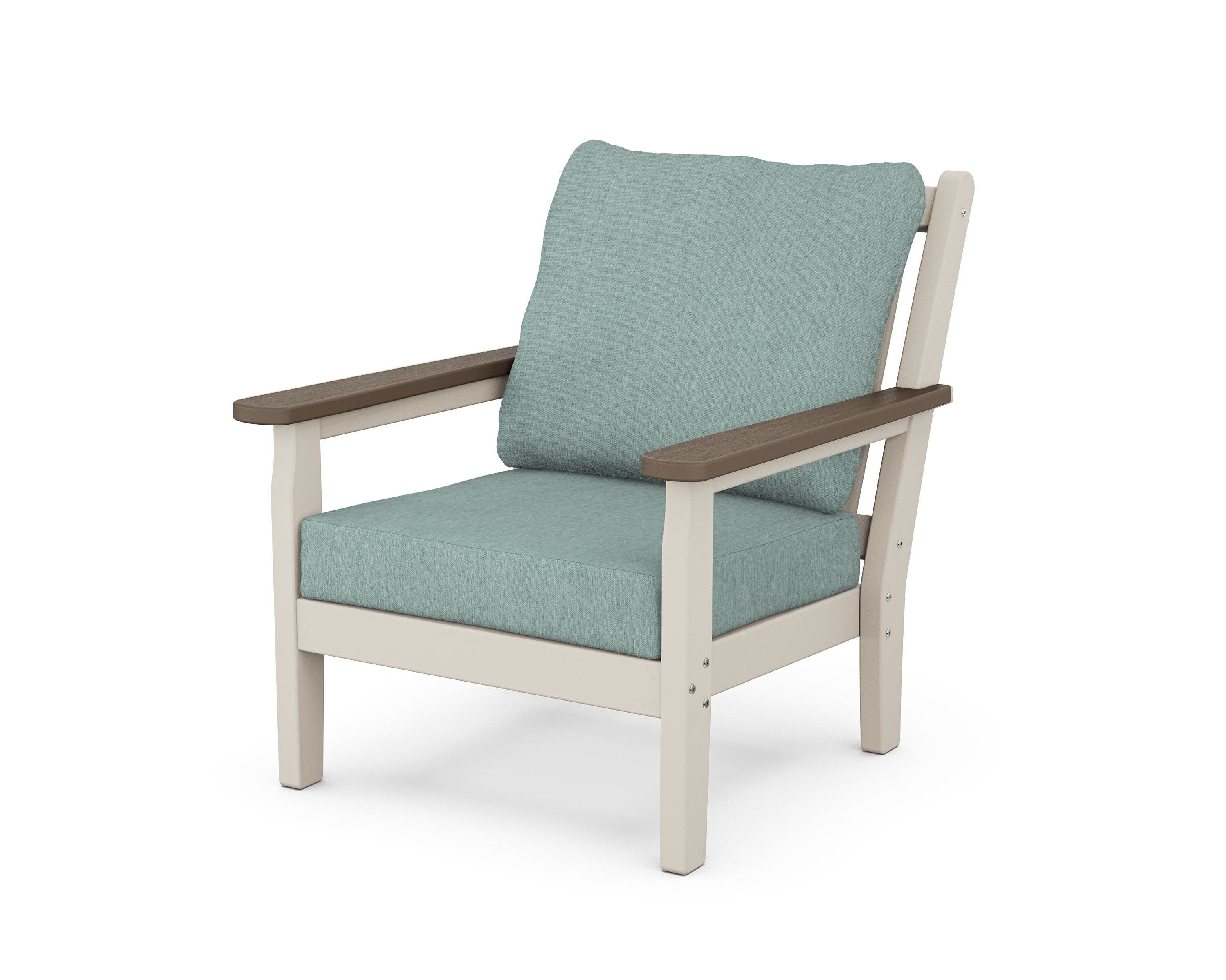 Chippendale Deep Seating Chair in Sand / Kona / Glacier Spa