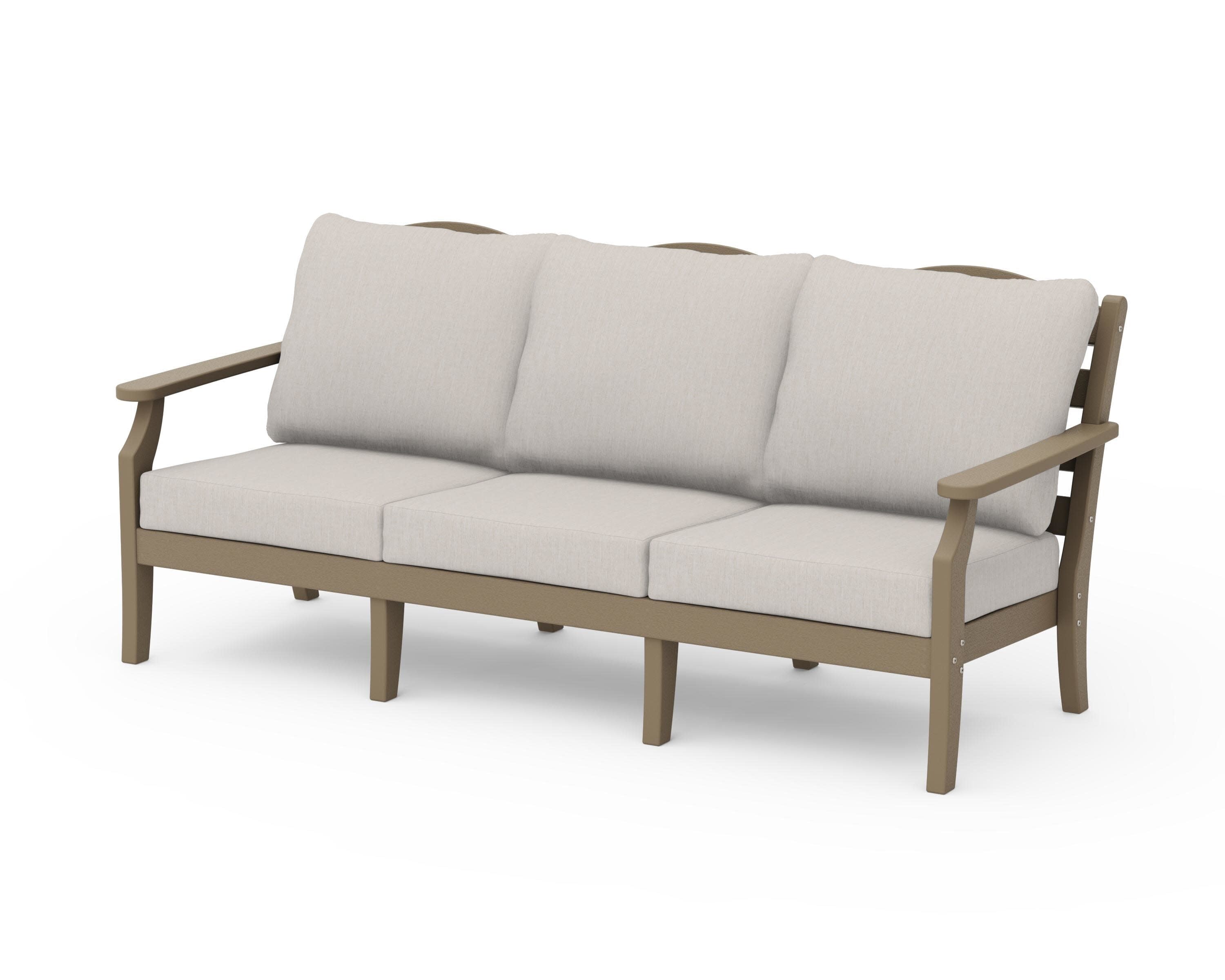 Savannah Deep Seating Sofa in Vintage Sahara / Cast Ash