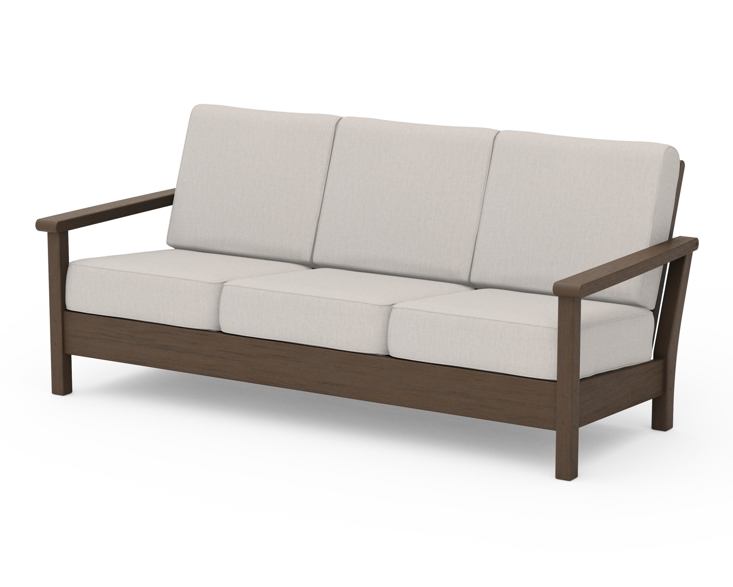 Harbour Deep Seating Sofa in Kona / Cast Ash