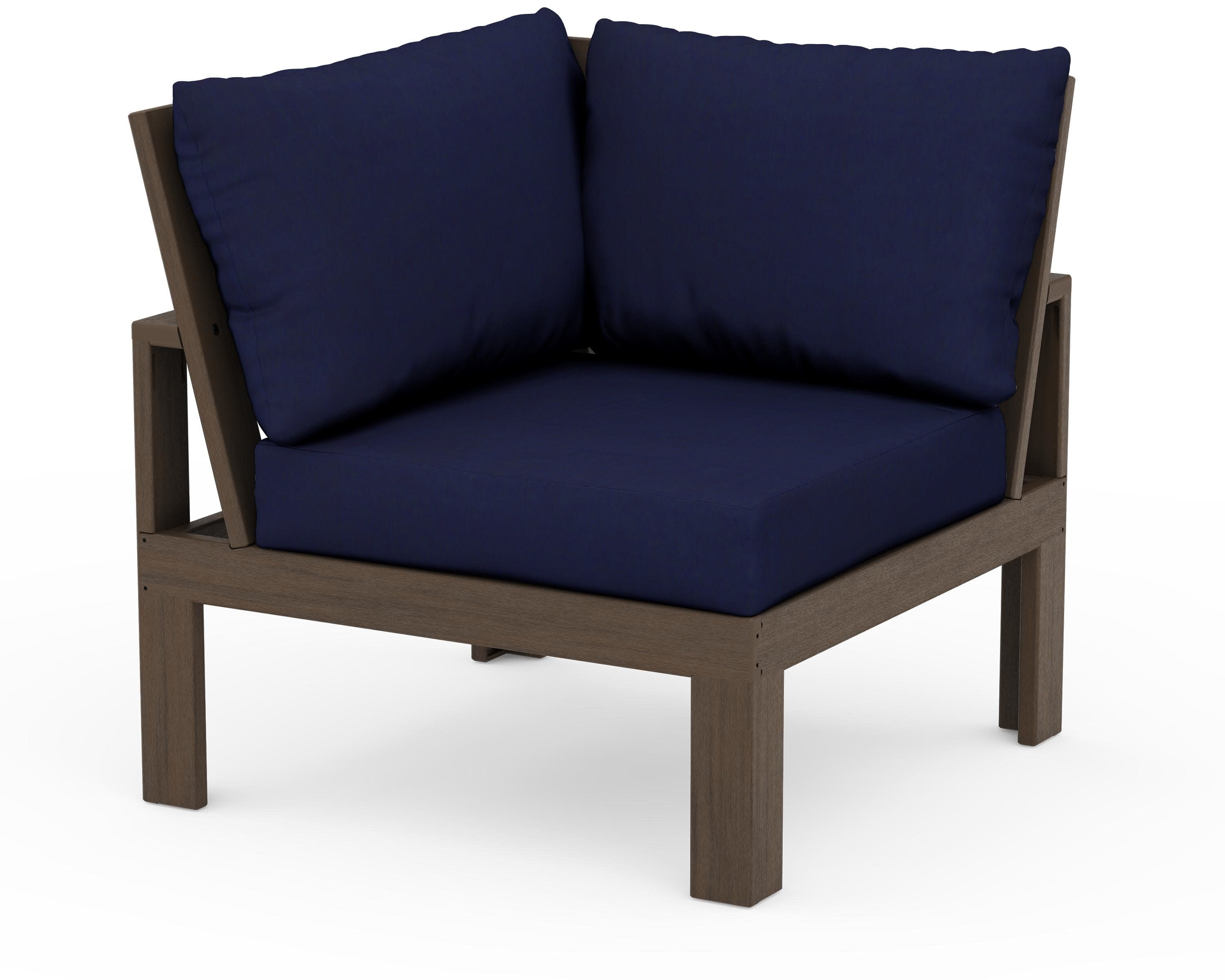Modular Corner Chair in Kona / Navy