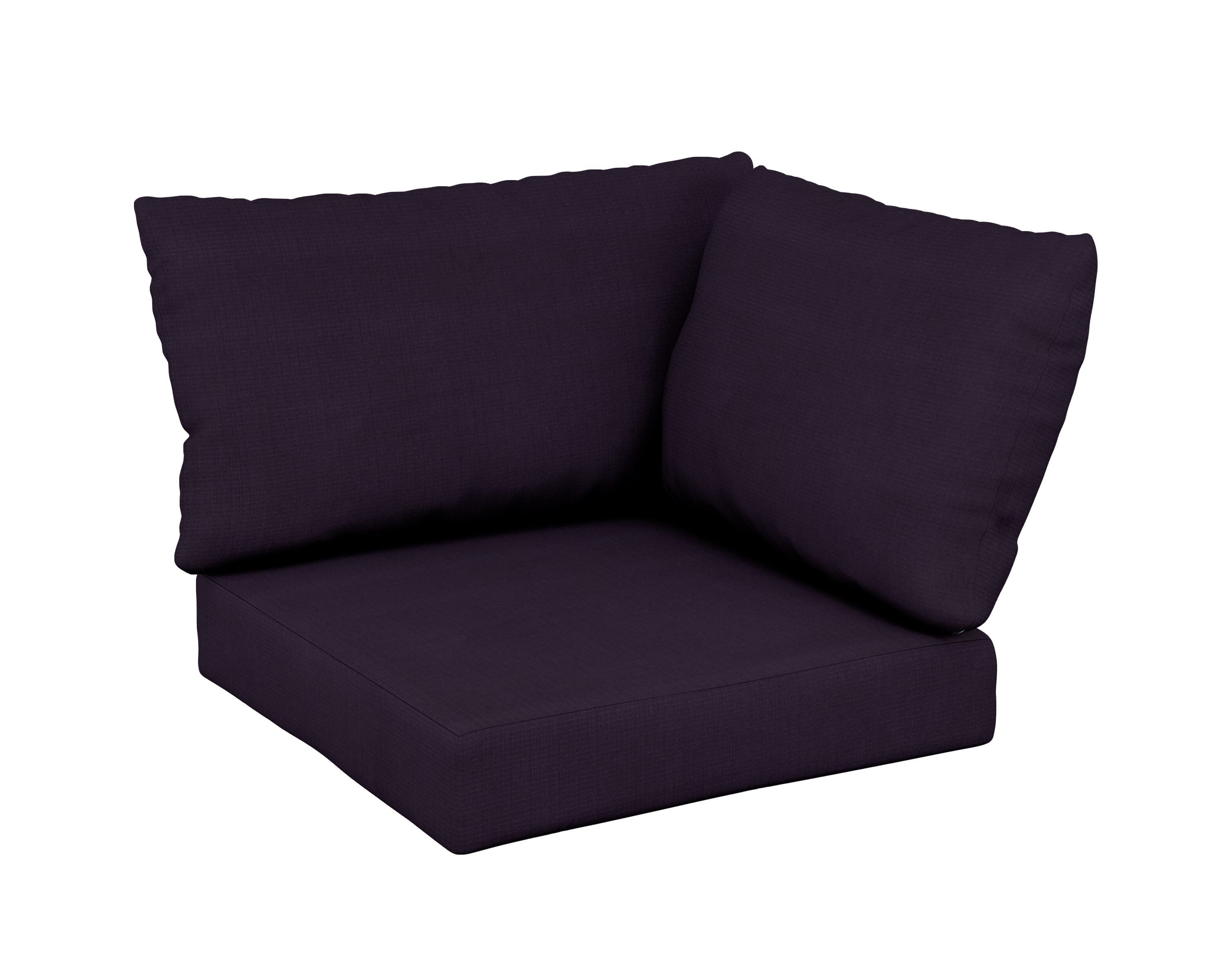 Modular Corner Cushion Set in Navy Linen