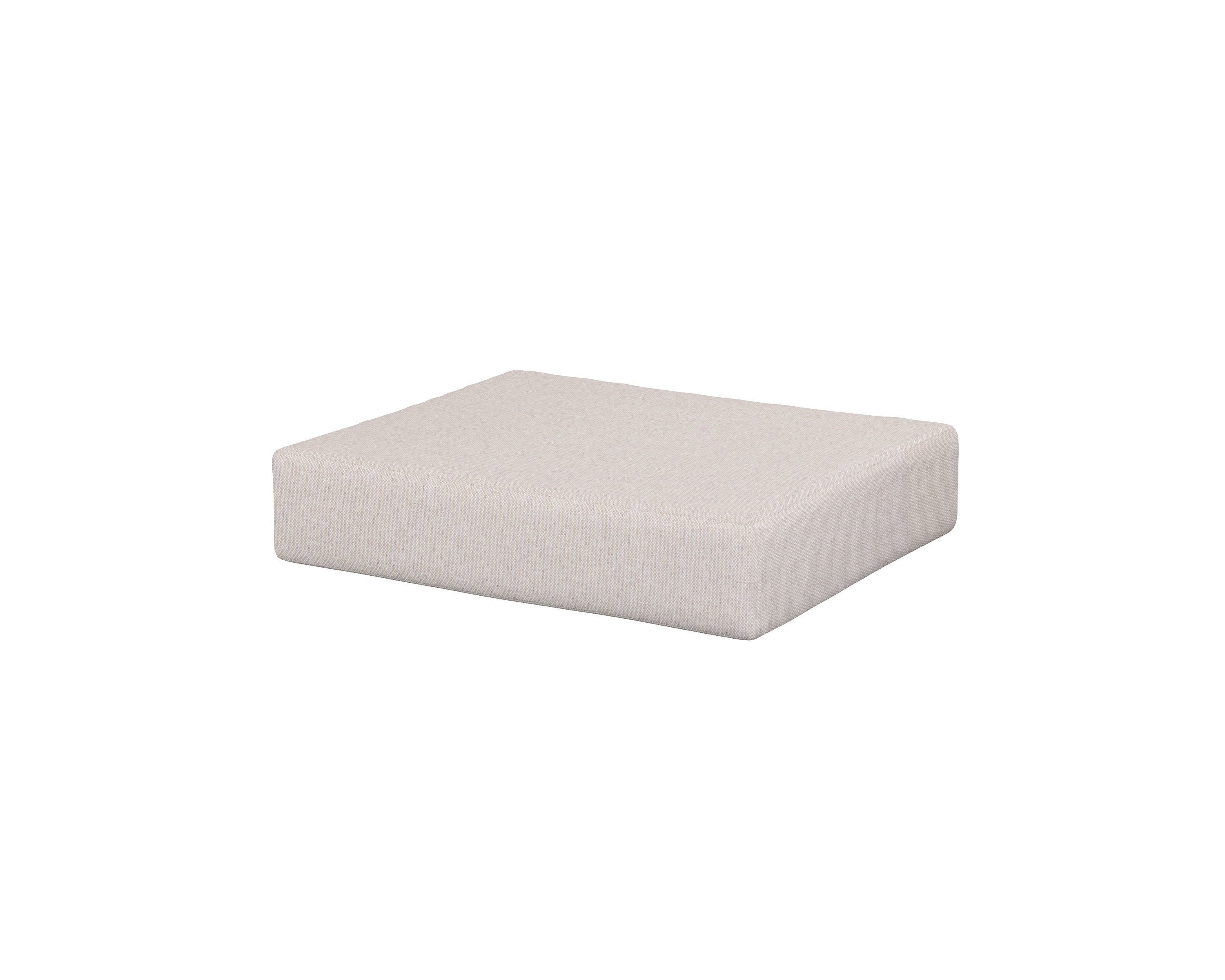 Acadia Ottoman Cushion in Dune Burlap