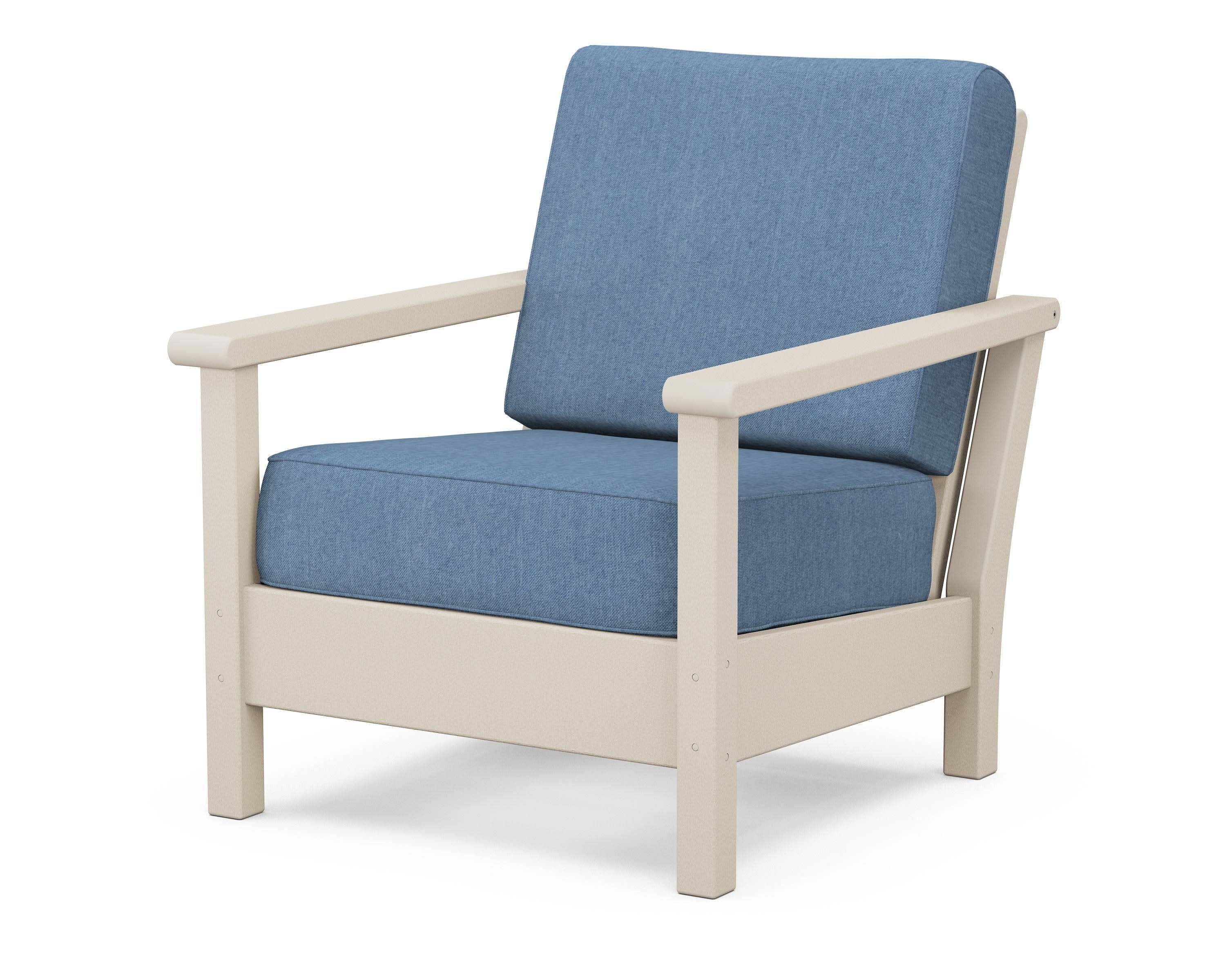Harbour Deep Seating Chair in Sand / Sky Blue