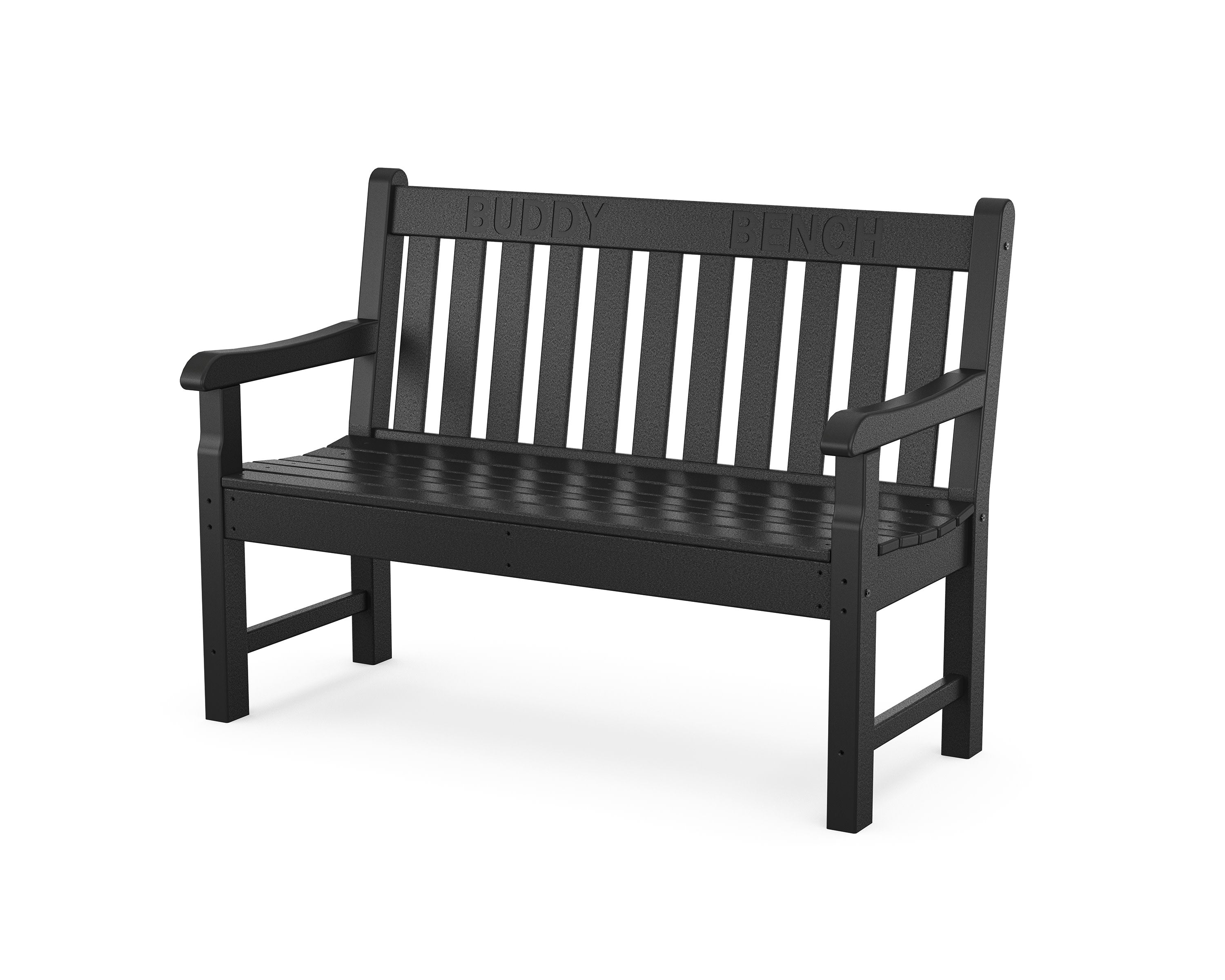 48" Buddy Bench in Black